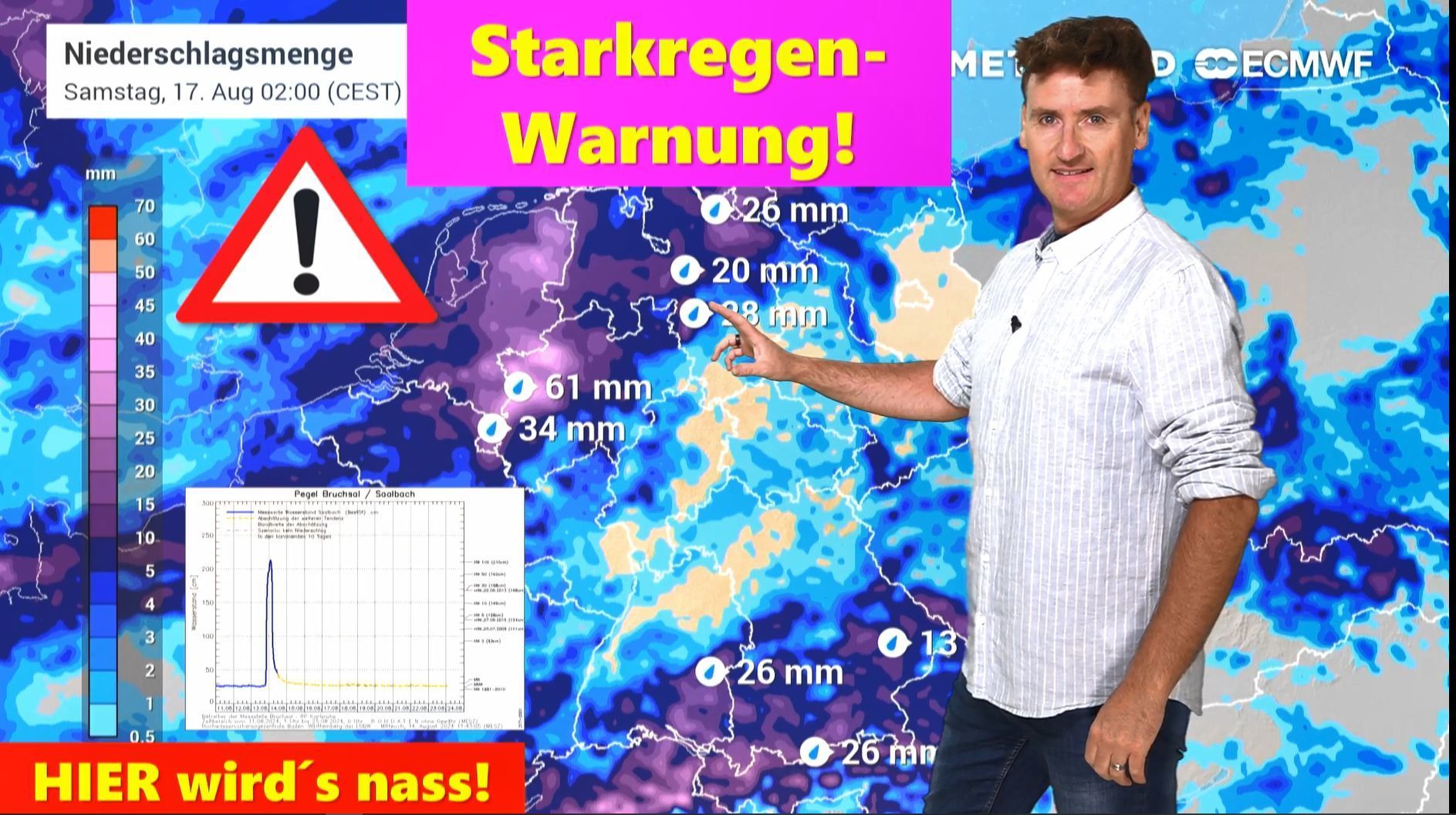 Blitzhochwasser durch schwere Gewitter: Deutschland droht schon die nächste Unwetterfront. Welche Regionen sind diesmal betroffen?