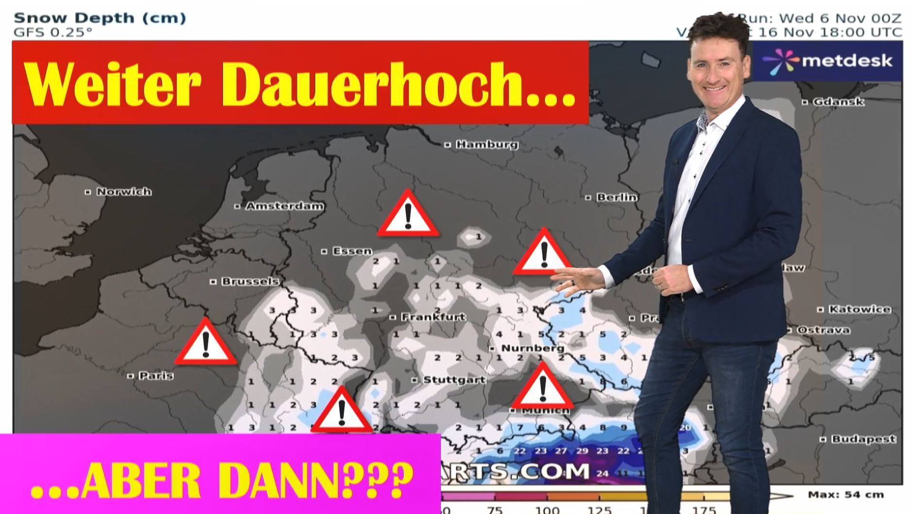 Make Winter great again? Wettermodelle rechnen wieder mit Wintereinbruch - Video