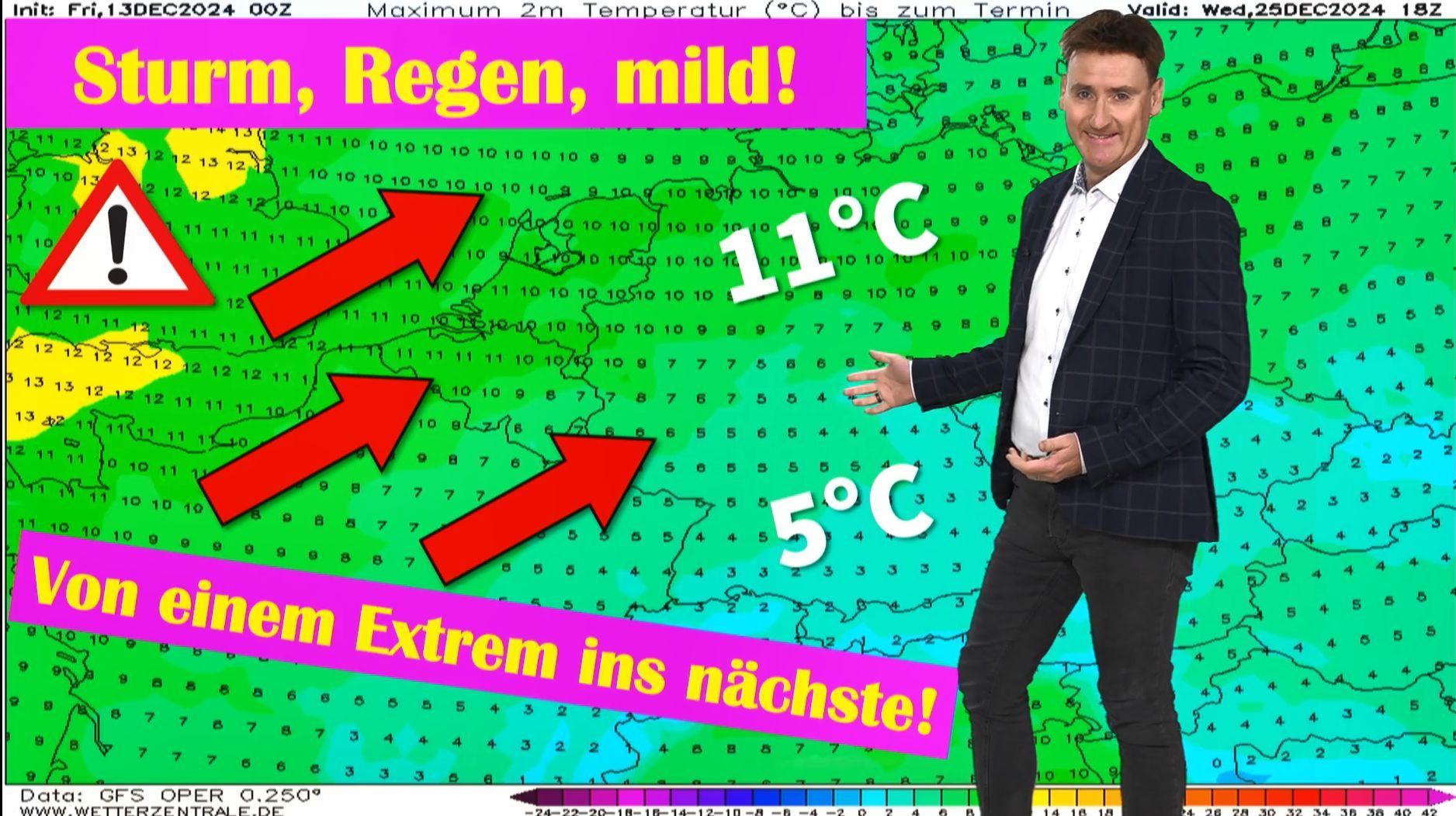 Weihnachtswetter 2025: Die neusten Prognosen sind "ein echter Tiefschlag" für alle Freunde einer weißen Weihnacht!