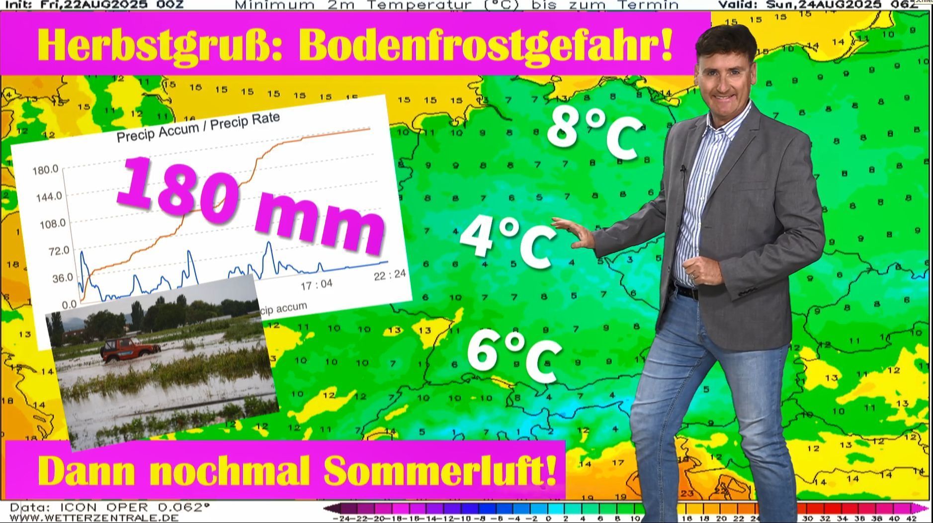 Video: Erst Bodenfrost, dann wieder über 30°C: Verrücktes Wetter steht an - ein Hurrikan macht´s möglich!