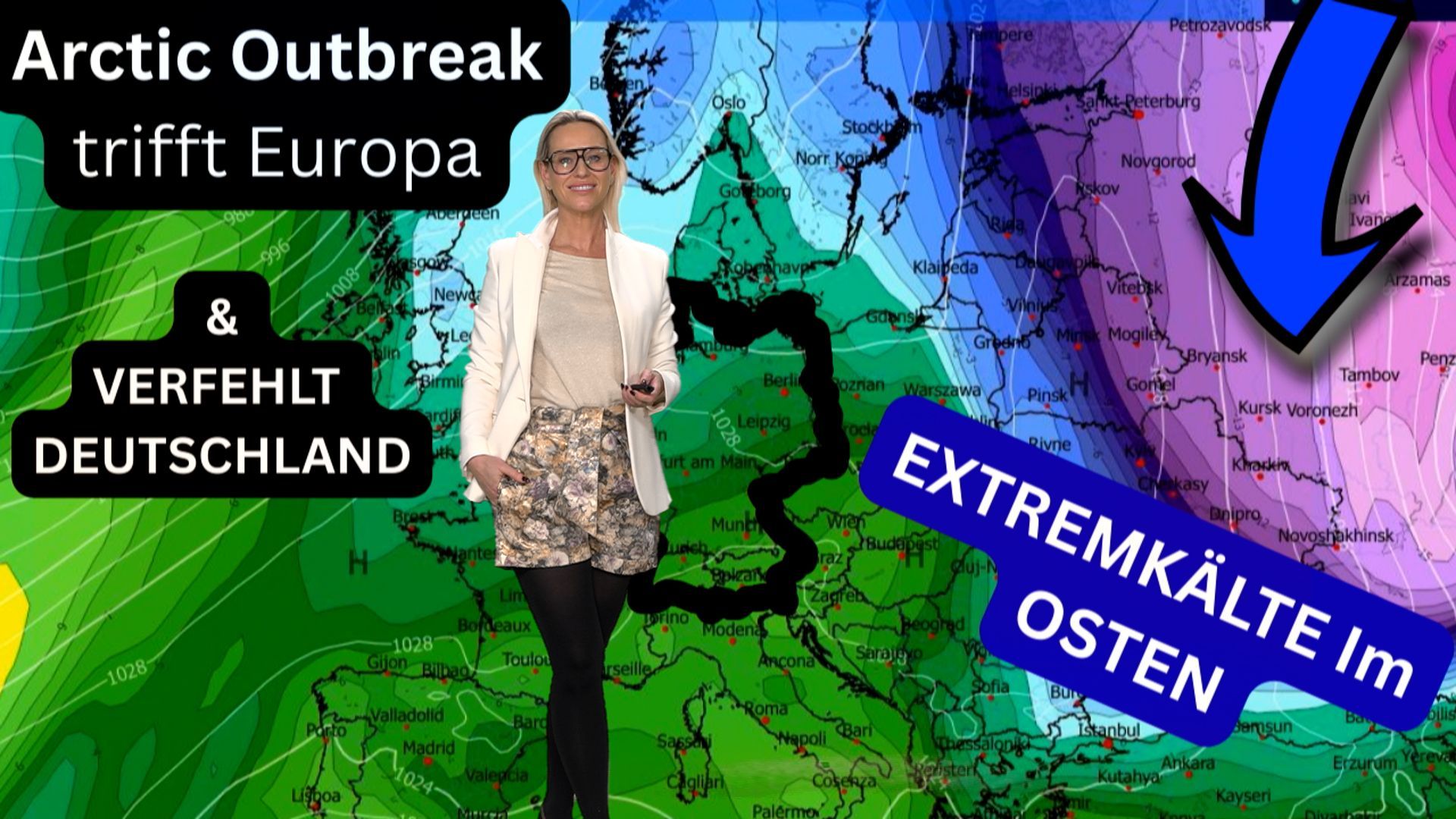 Video: Sibirische Kältepeitsche in Europa – Deutschland entkommt, doch der Winter rückt laut ECMWF näher