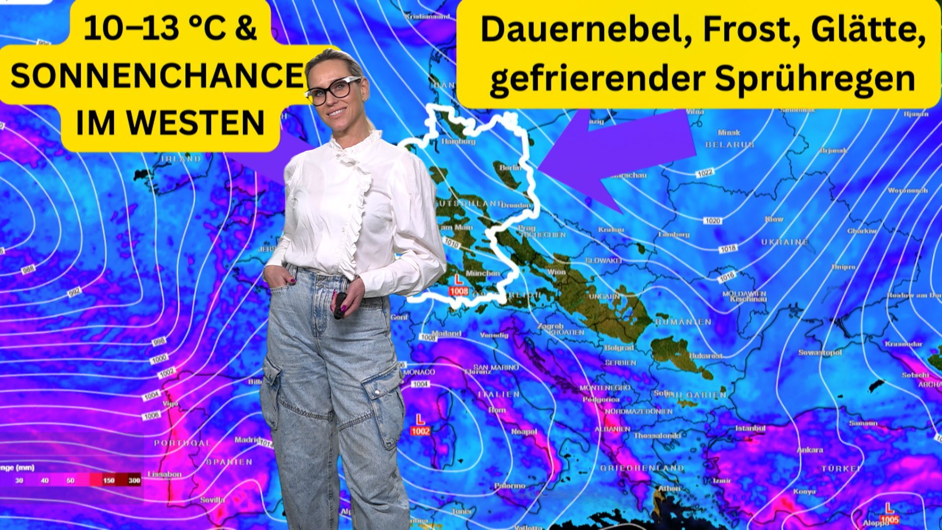 Video: Sonne bis 13 Grad im Westen – doch Osten droht Glatteis! Diese Wetterlage spaltet Deutschland