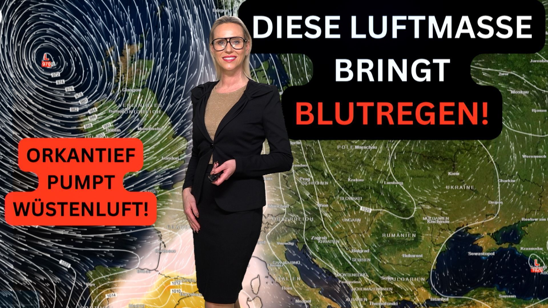 Video: Blutregen durch Orkantief! Hält das Hoch über Nordosteuropa – oder kippt jetzt die Wetterlage?