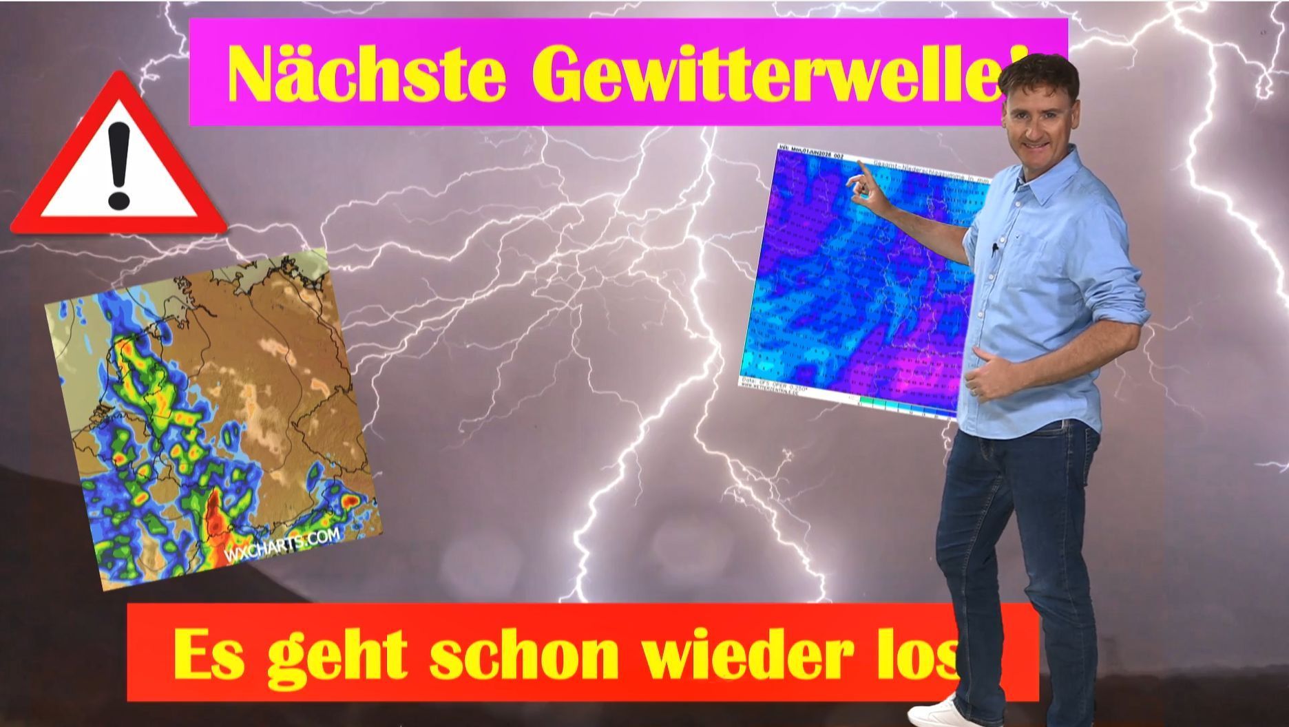 Video: Diplom-Meteorologe warnt vor nächster Gewitter- und Unwetterwelle in Deutschland!