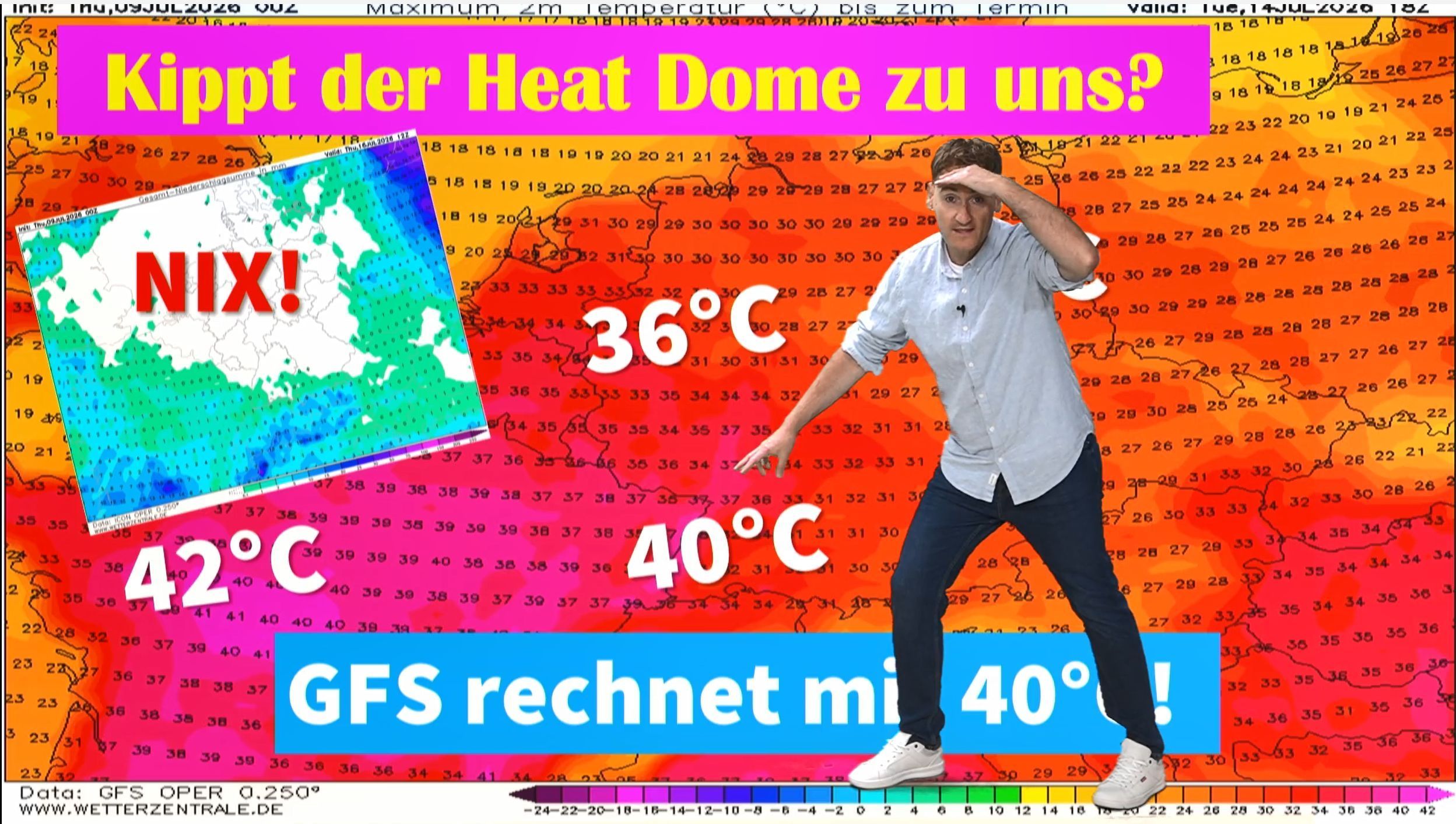 Video: Es geht los: die nächste Hitzewelle rollt auf Deutschland zu - erneut bis zu 40°C möglich!