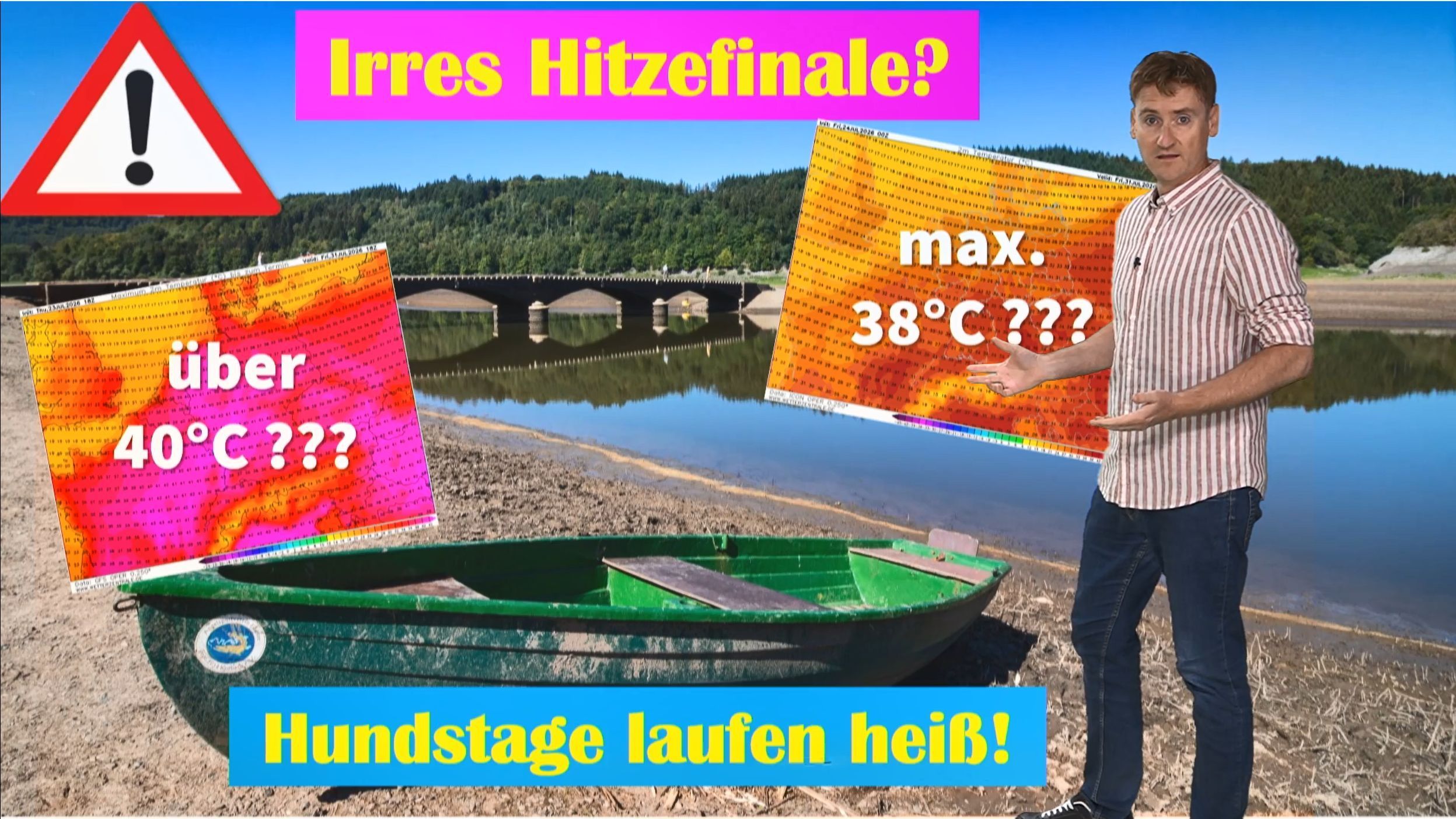 Video: "So etwas noch nie gesehen" GFS-Modell schießt durch die Decke, hinein in die Hitze-Katastrophe