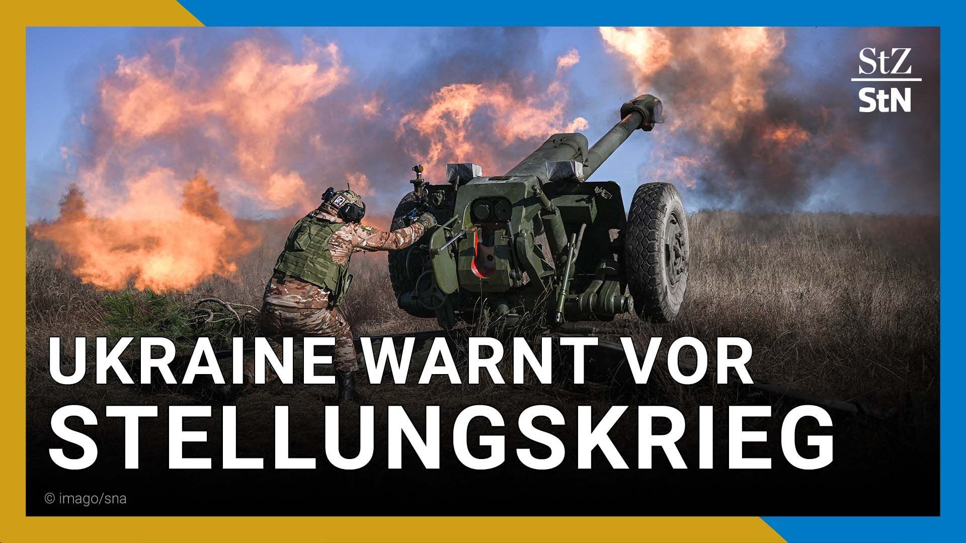 Ukraine: Armeechef Saluschnyj warnt vor Stellungskrieg mit Russland