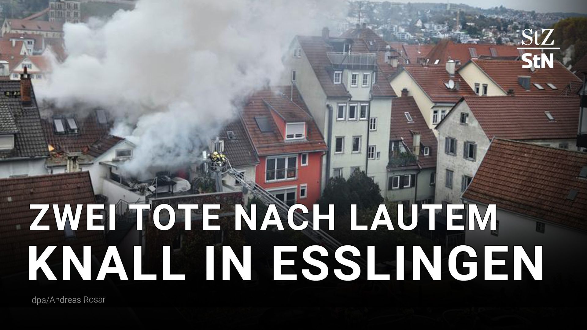 Zwei Tote nach lautem Knall in Esslinger Altstadt