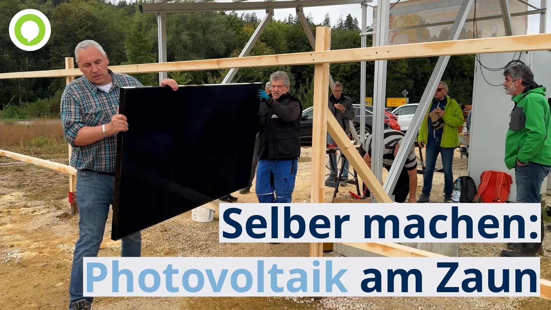 Selber machen: Photovoltaik am Gartenzaun