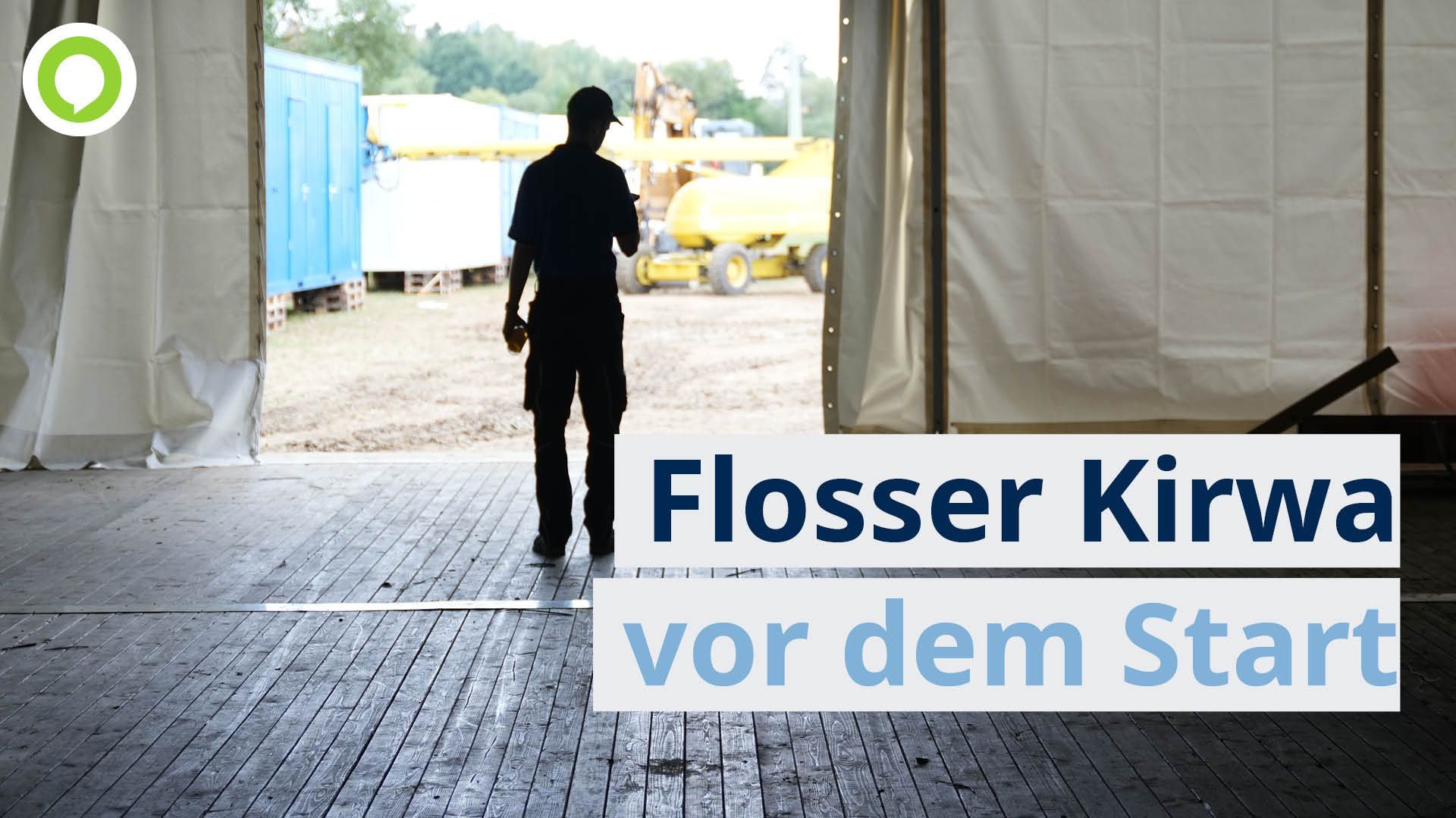 Video: 25 Helfer, ein Festzelt und jede Menge Arbeit: So läuft der Kirwa-Aufbau in Floss