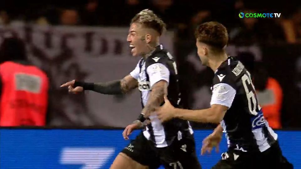 ΠΑΟΚ – Παναθηναϊκός 1-0: Ο Τόμας εκμεταλλεύεται το λάθος του Βαγιαννίδη (vid)