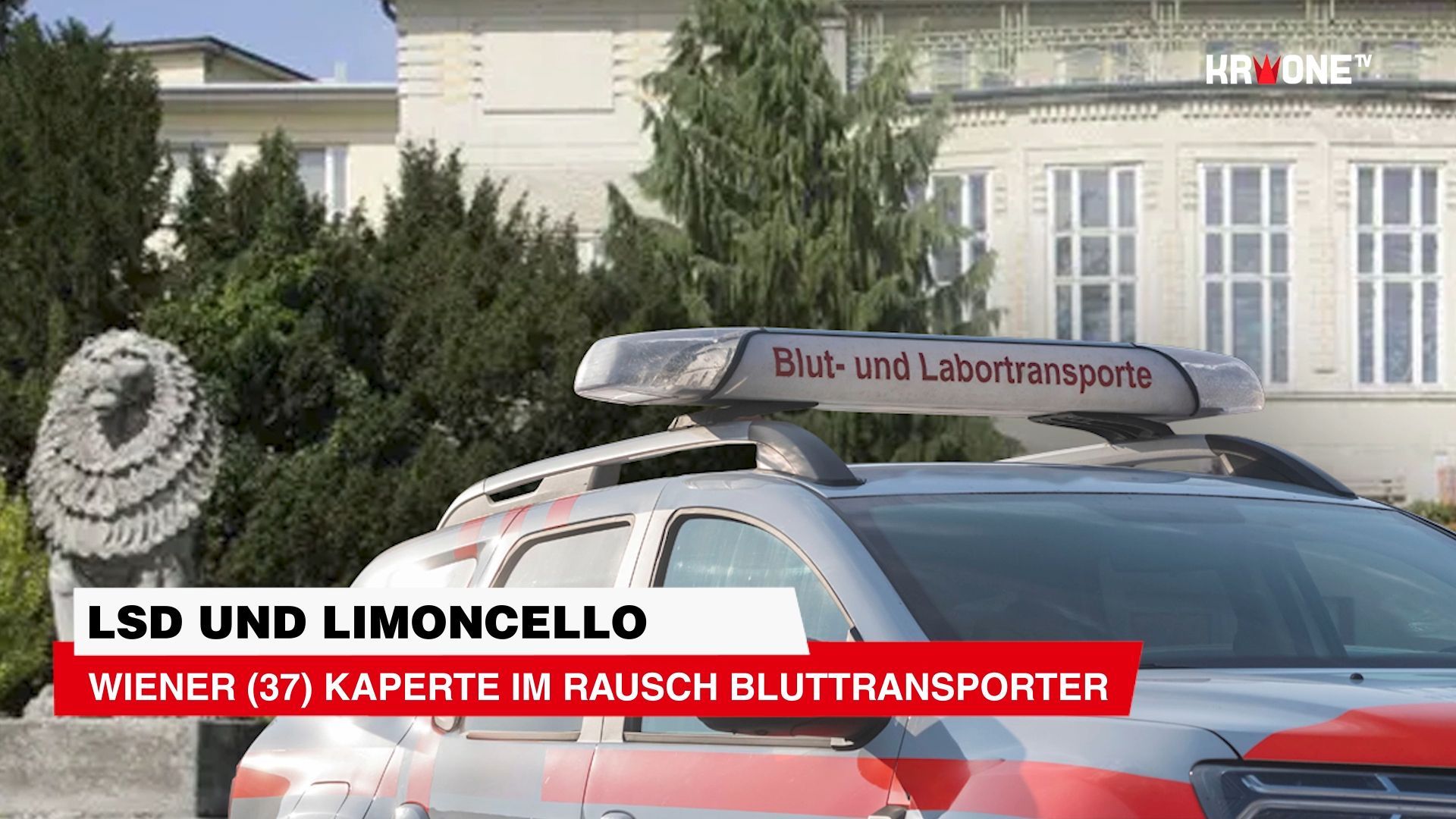 Video: Wiener (37) kaperte im Rausch Bluttransporter