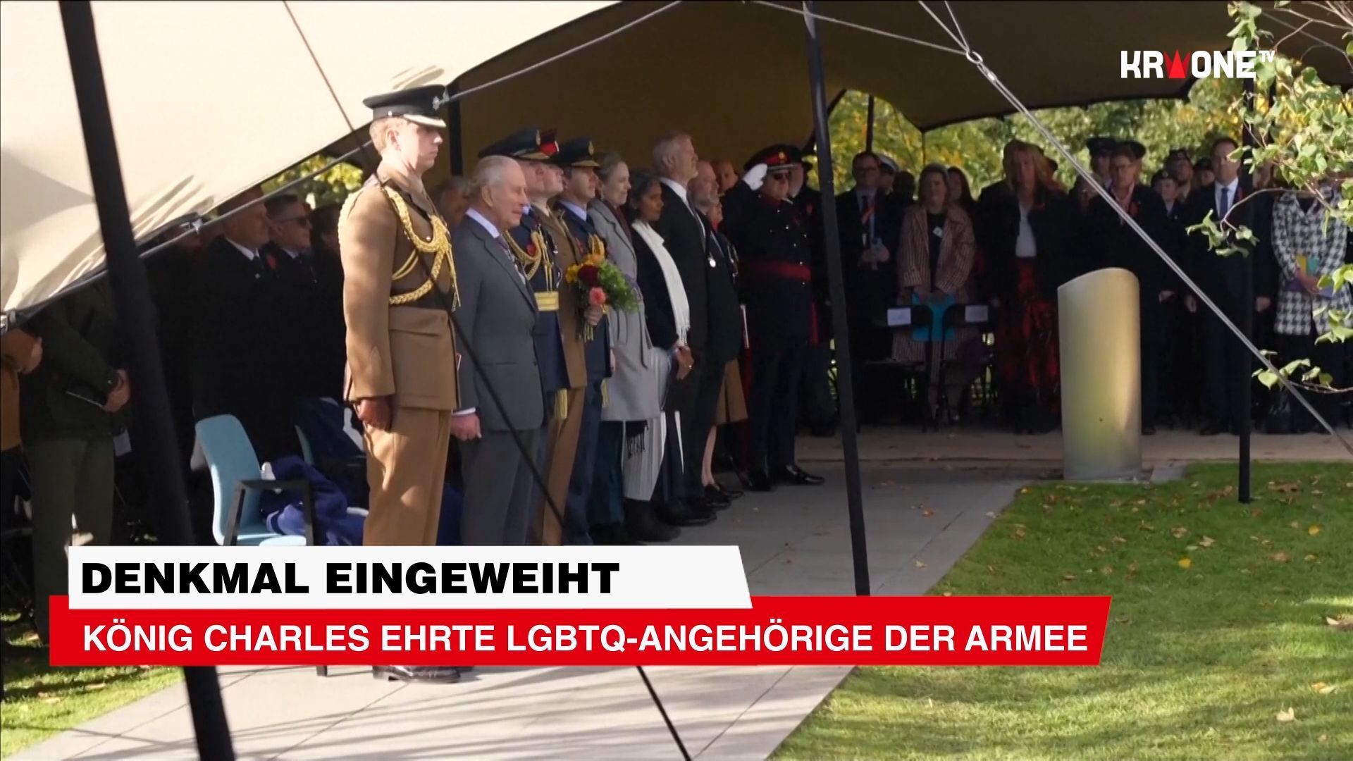 King Charles honored LGBTQ members of the army