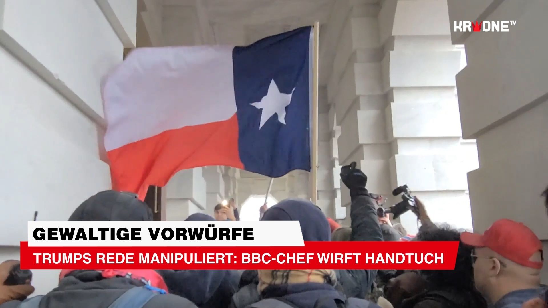 Video: Gewaltige Vorwürfe Trumps Rede manipuliert: BBC-Chef wirft Handtuch
