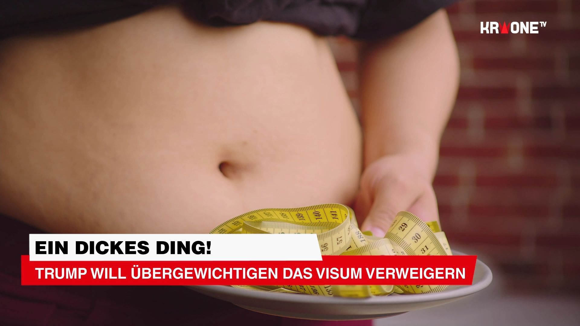 Video: Ein dickes Ding! Trump will Übergewichtigen das Visum verweigern