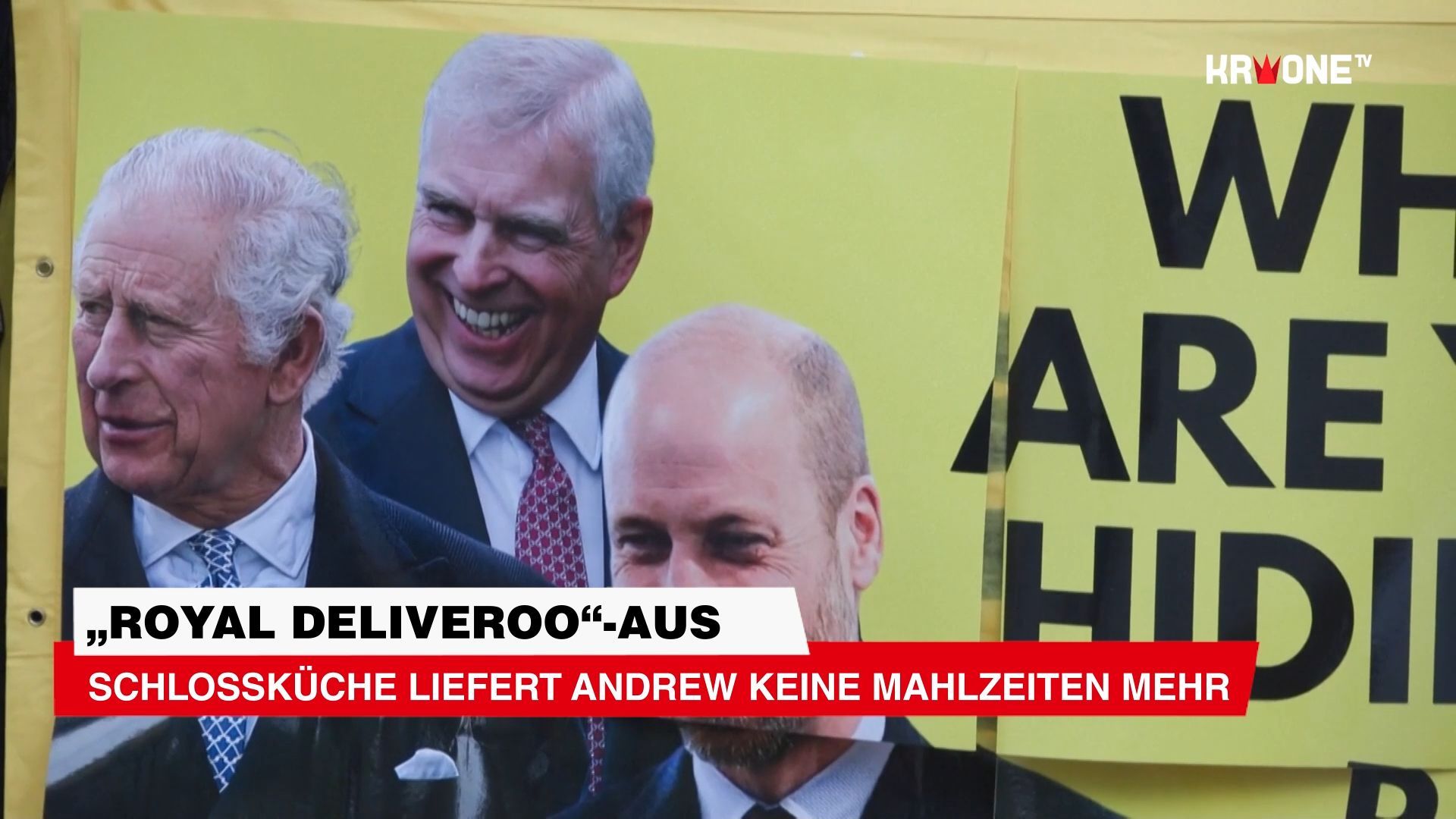 Video: „Royal Deliveroo“-Aus Schlossküche liefert Andrew keine Mahlzeiten mehr!