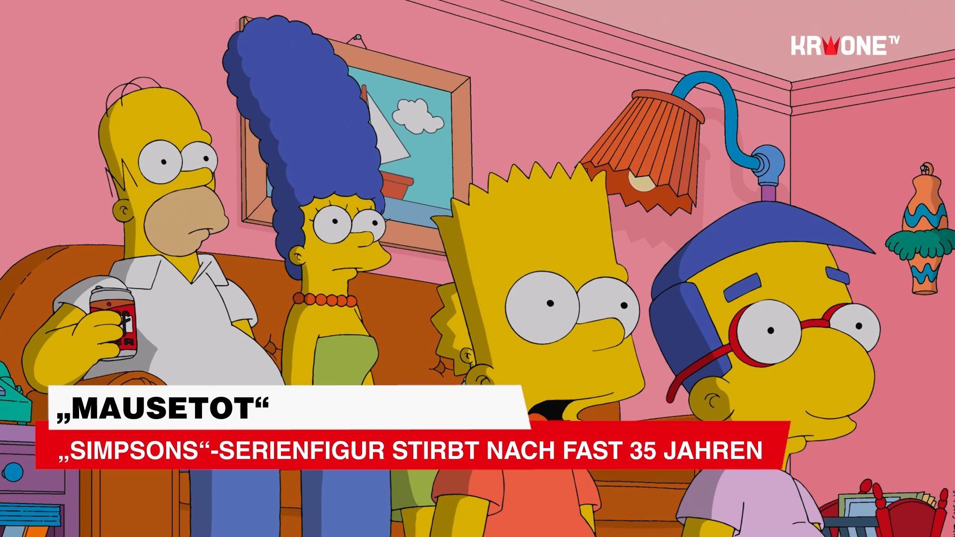 Video: „Mausetot“ „Simpsons“-Serienfigur stirbt nach fast 35 Jahren