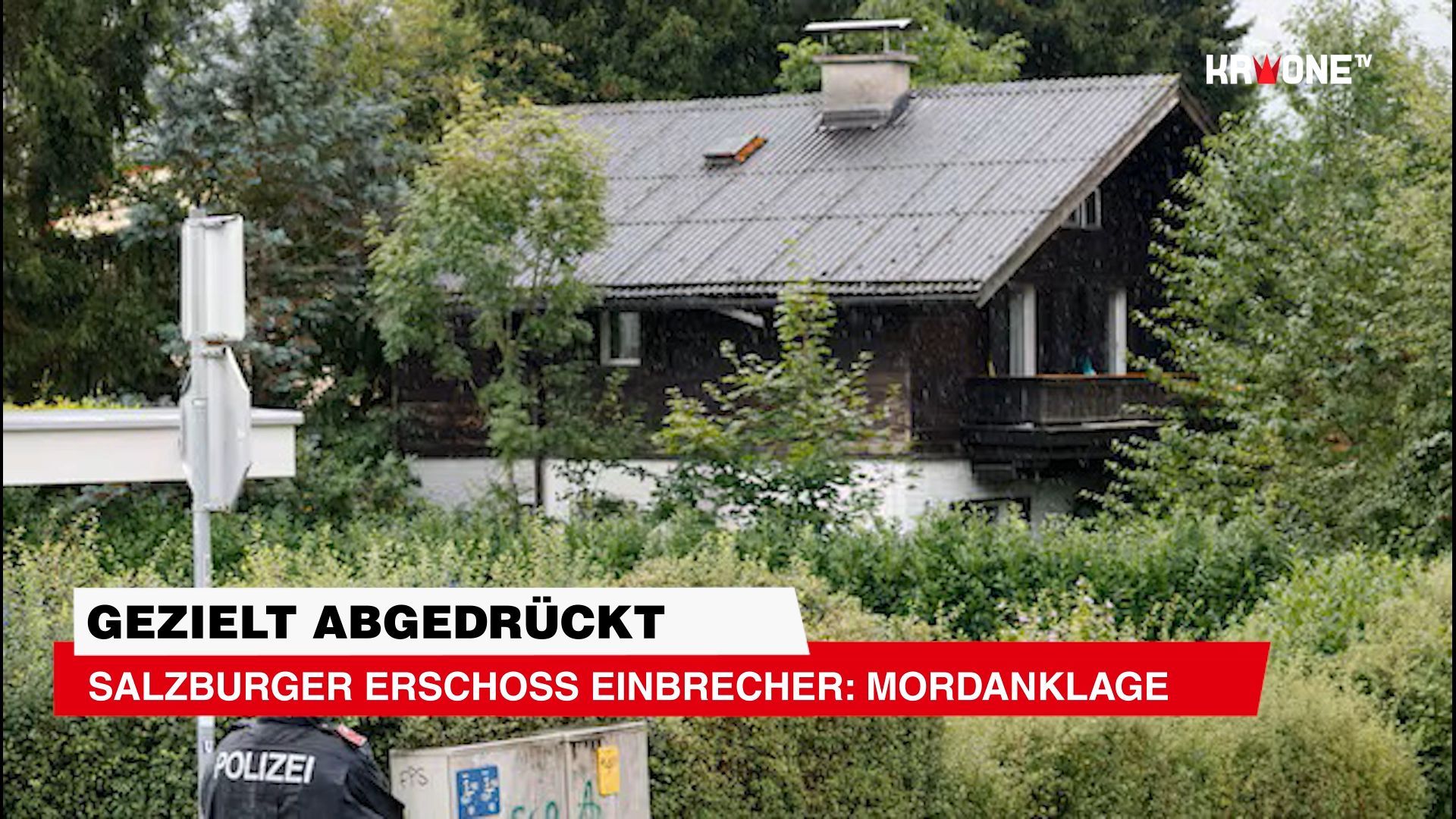 Video: Salzburger erschoss Einbrecher: Mordanklage!