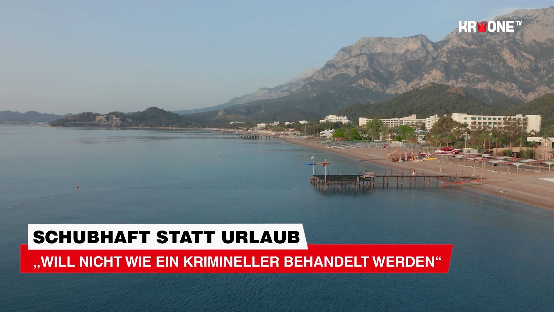 Video: Schubhaft statt Urlaub „Will nicht wie ein Krimineller behandelt werden“