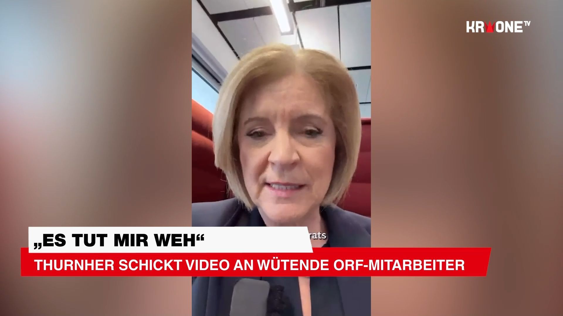 „Es tut mir weh“ - Thurnher schickt Video an wütende ORF-Mitarbeiter