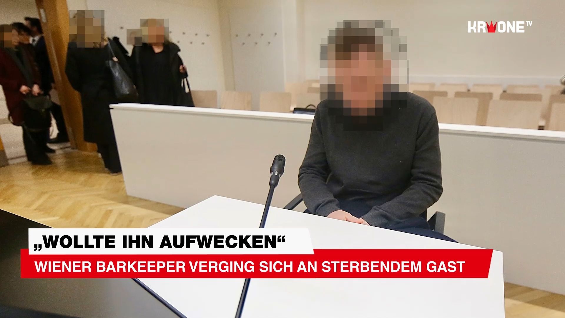 Video: „Wollte ihn aufwecken“: Wiener Barkeeper verging sich an sterbendem Gast