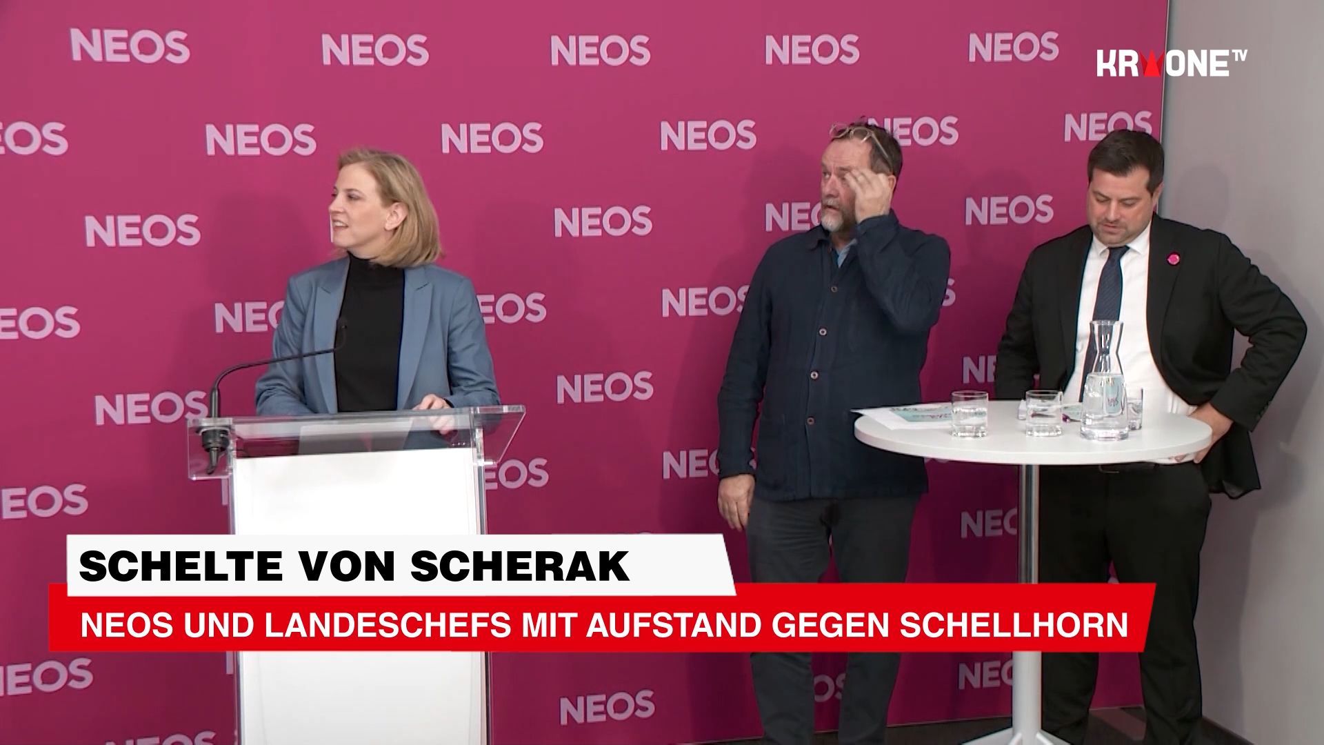 Video: Schelte von Scherak ++ NEOS und Landeschefs mit Aufstand gegen Schellhorn