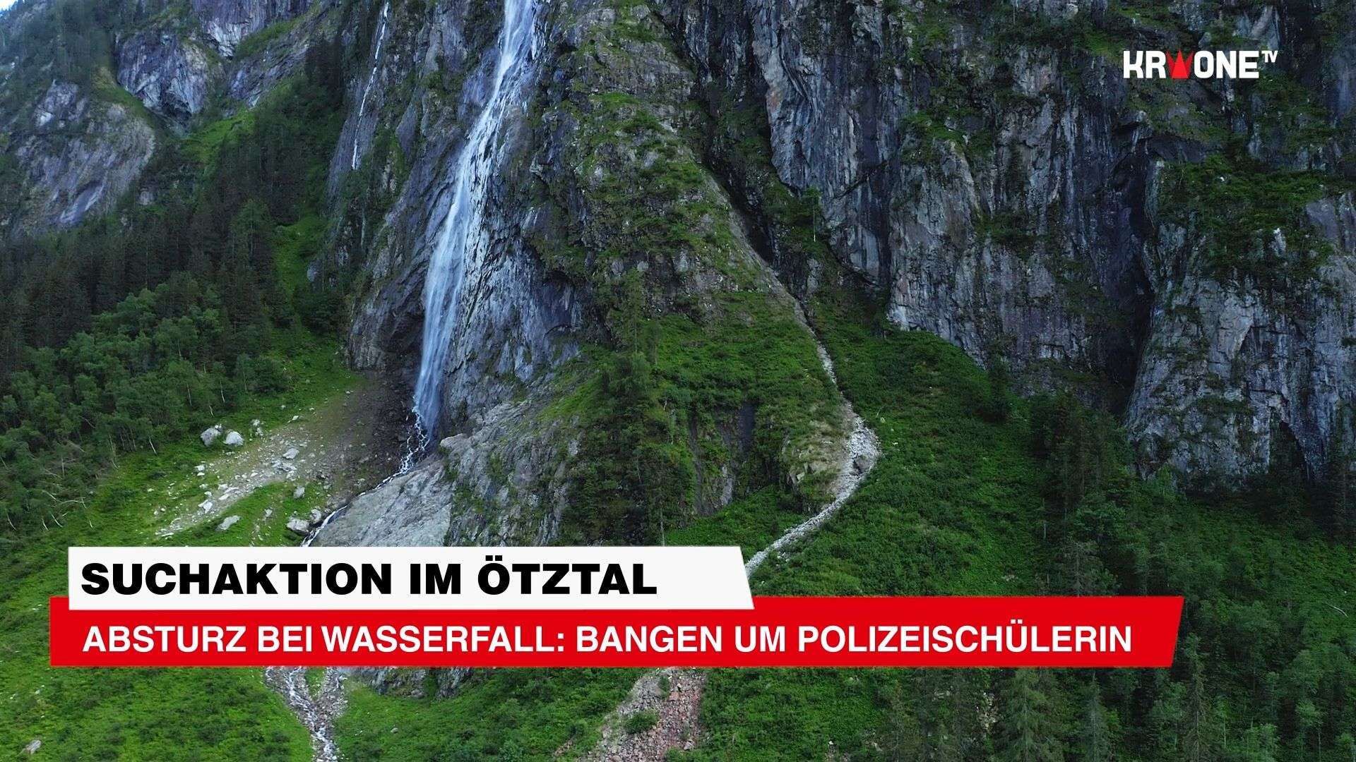 Police trainee falls to her death at waterfall
