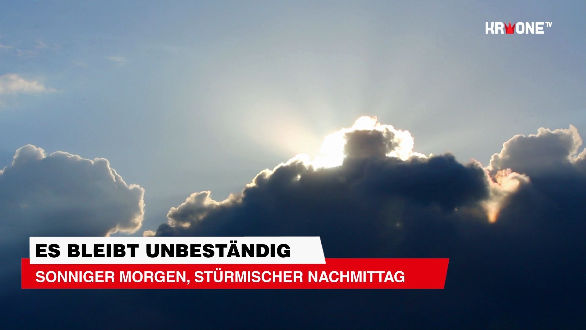 Video: Es bleibt unbeständig: Sonniger Morgen, stürmischer Nachmittag