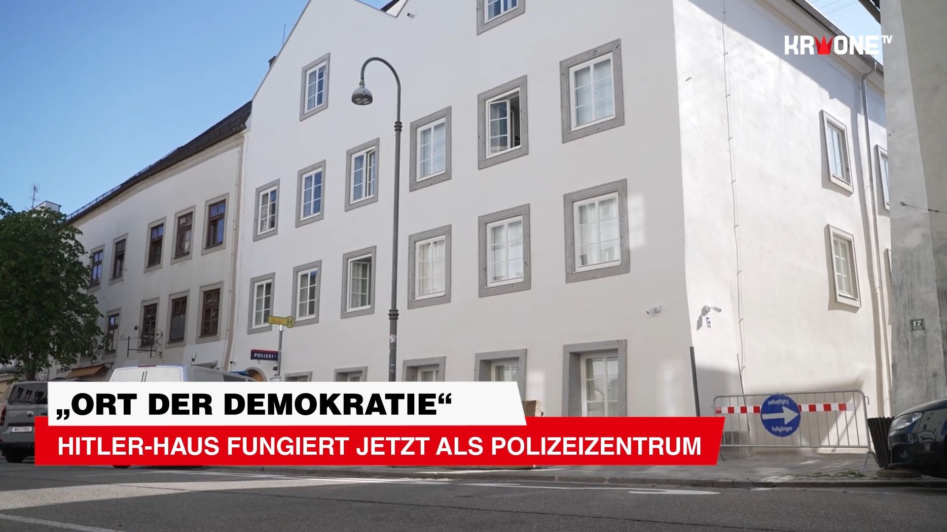 Video: „Ort der Demokratie“ Hitler-Haus fungiert jetzt als Polizeizentrum