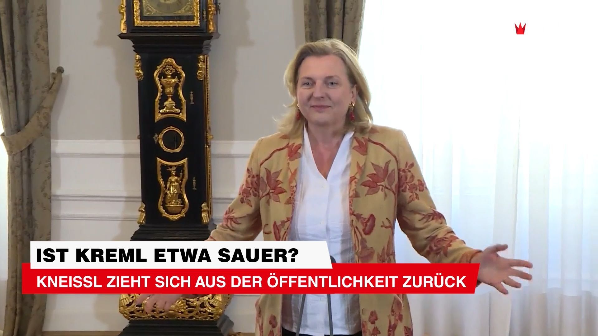 Video: Kneissl zieht sich aus der Öffentlichkeit zurück