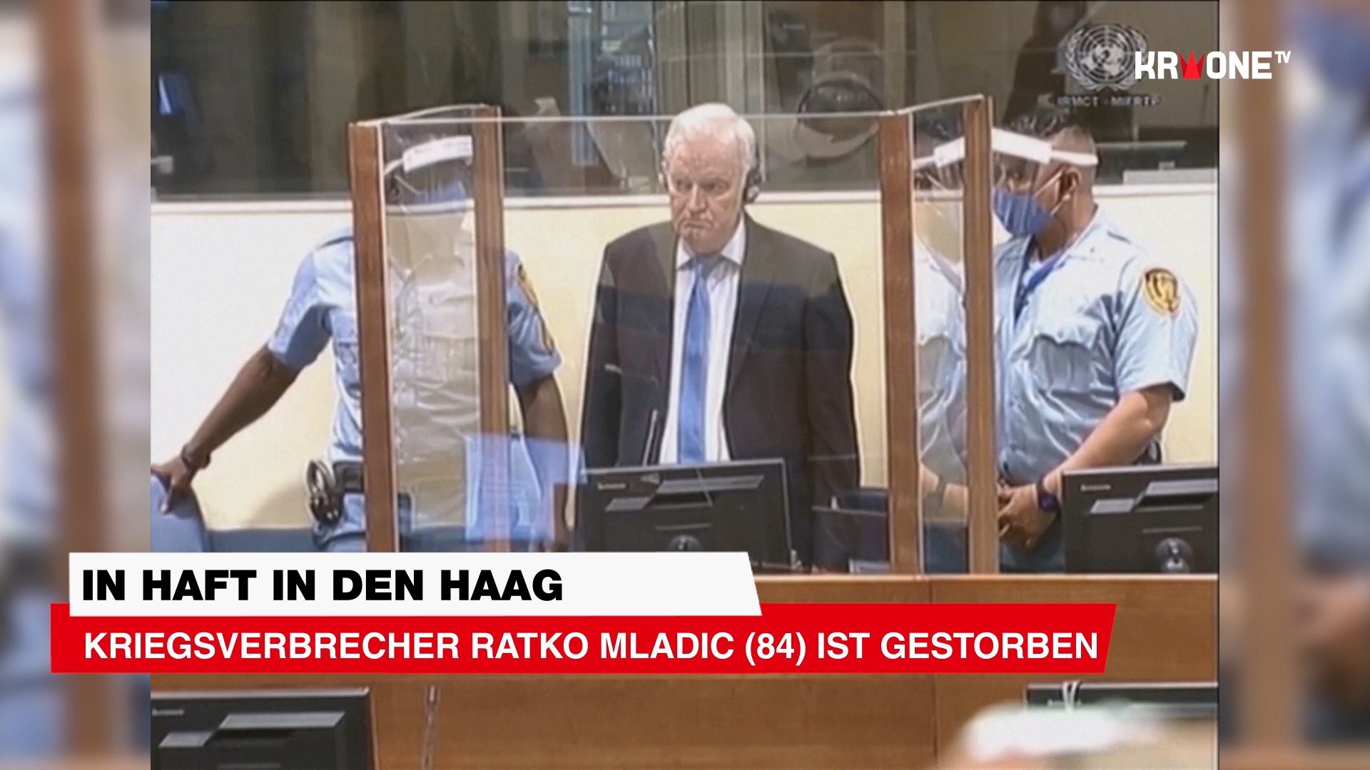 Video: Kriegsverbrecher Ratko Mladic (83) gestorben