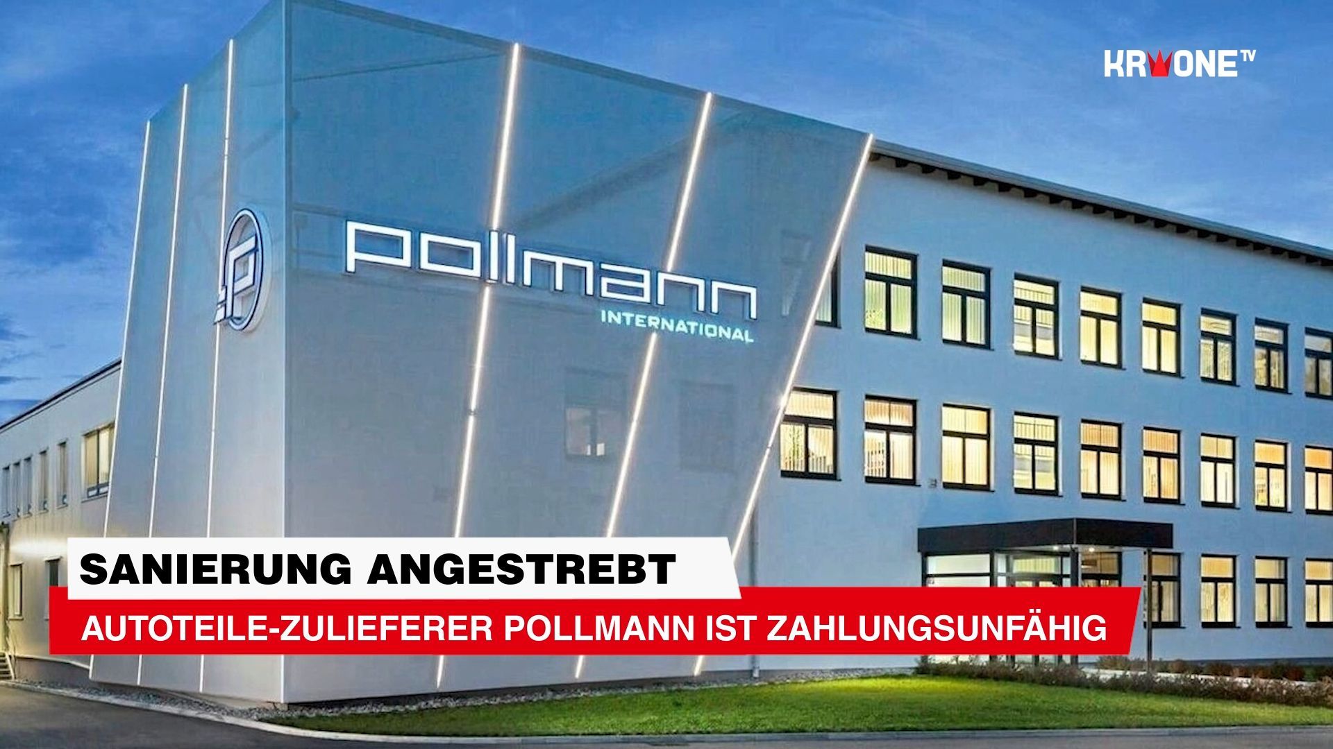 Video: 74 Millionen Euro Schulden: Pollmann ist pleite