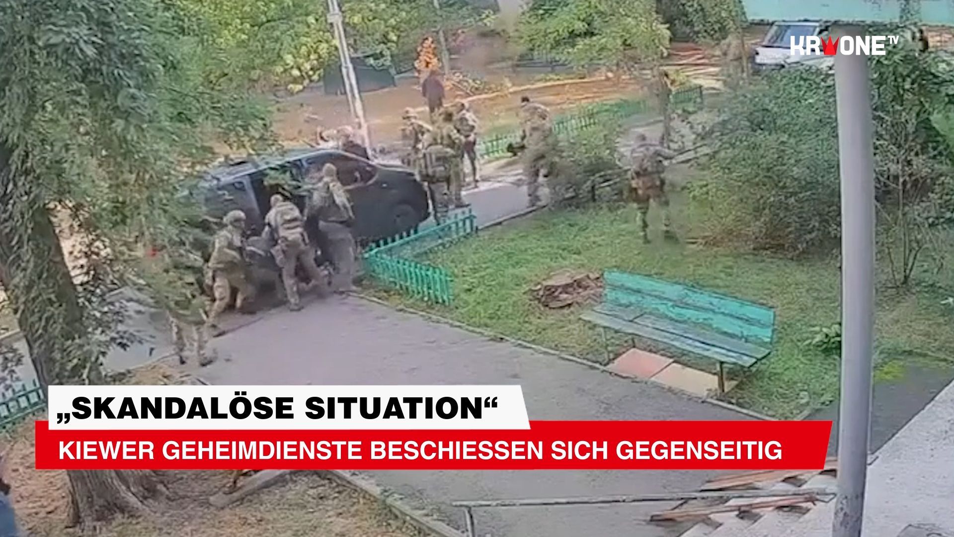 Video: Kiewer Geheimdienste beschießen sich gegenseitig
