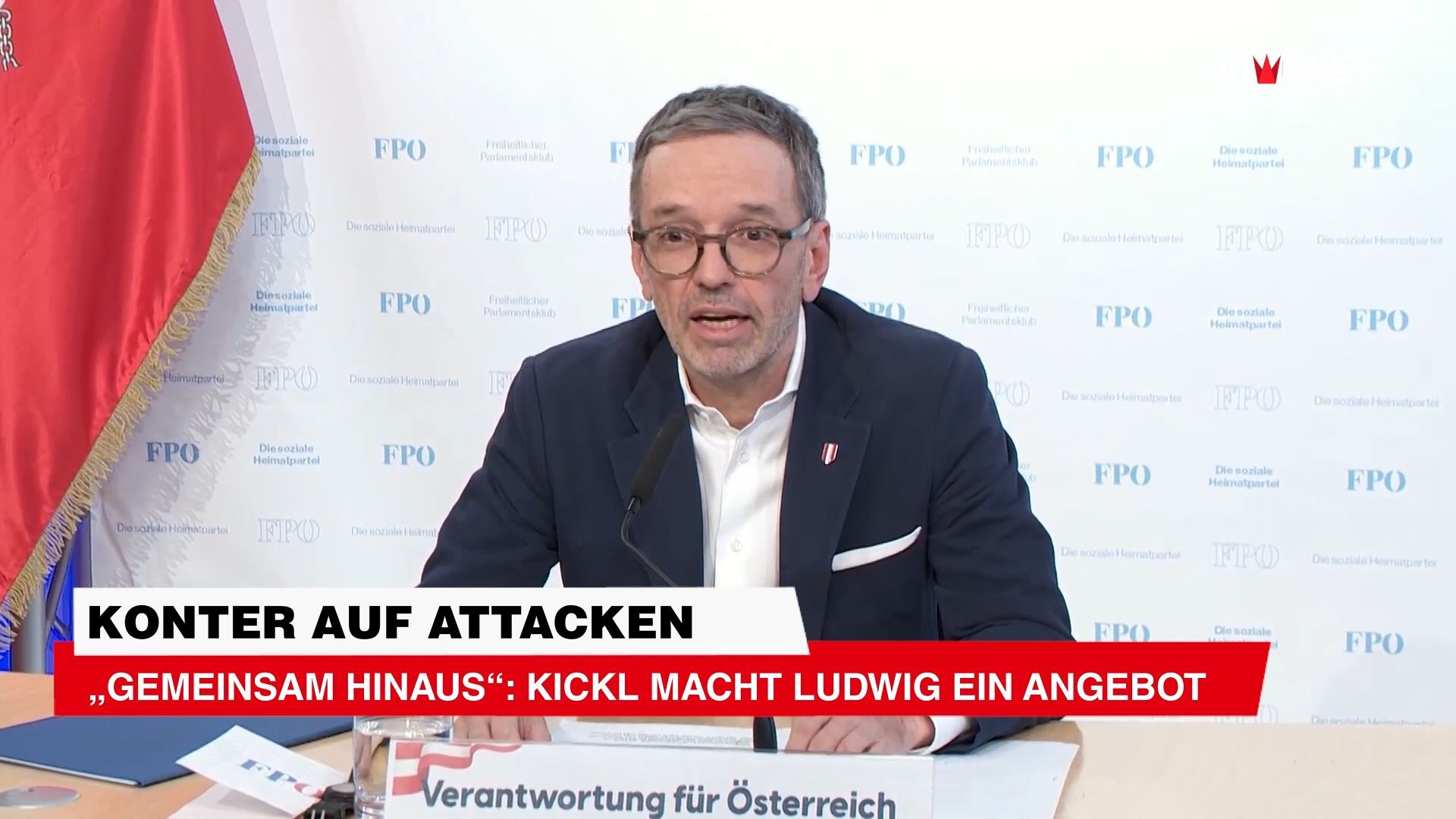 Video: „Gemeinsam hinaus“: Kickl macht Ludwig ein Angebot