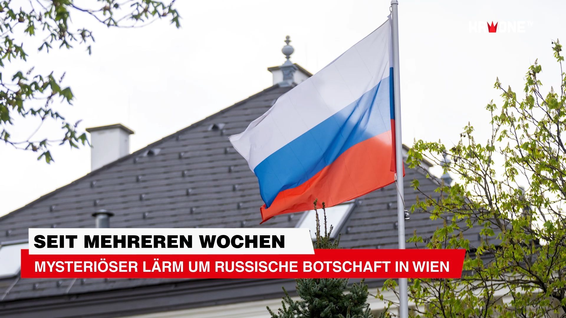 Video: Mysteriöser Lärm um russische Botschaft in Wien