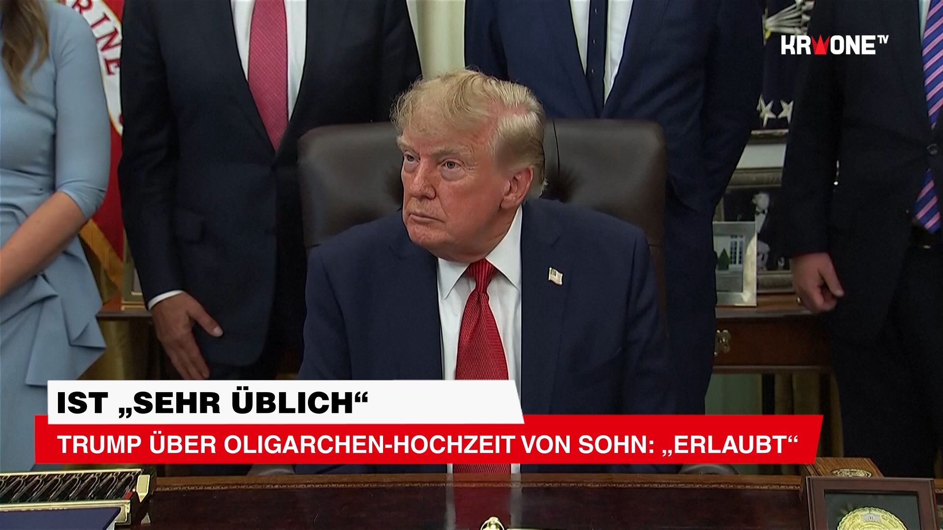 Video: Trump über Oligarchen-Hochzeit von Sohn: „Erlaubt“