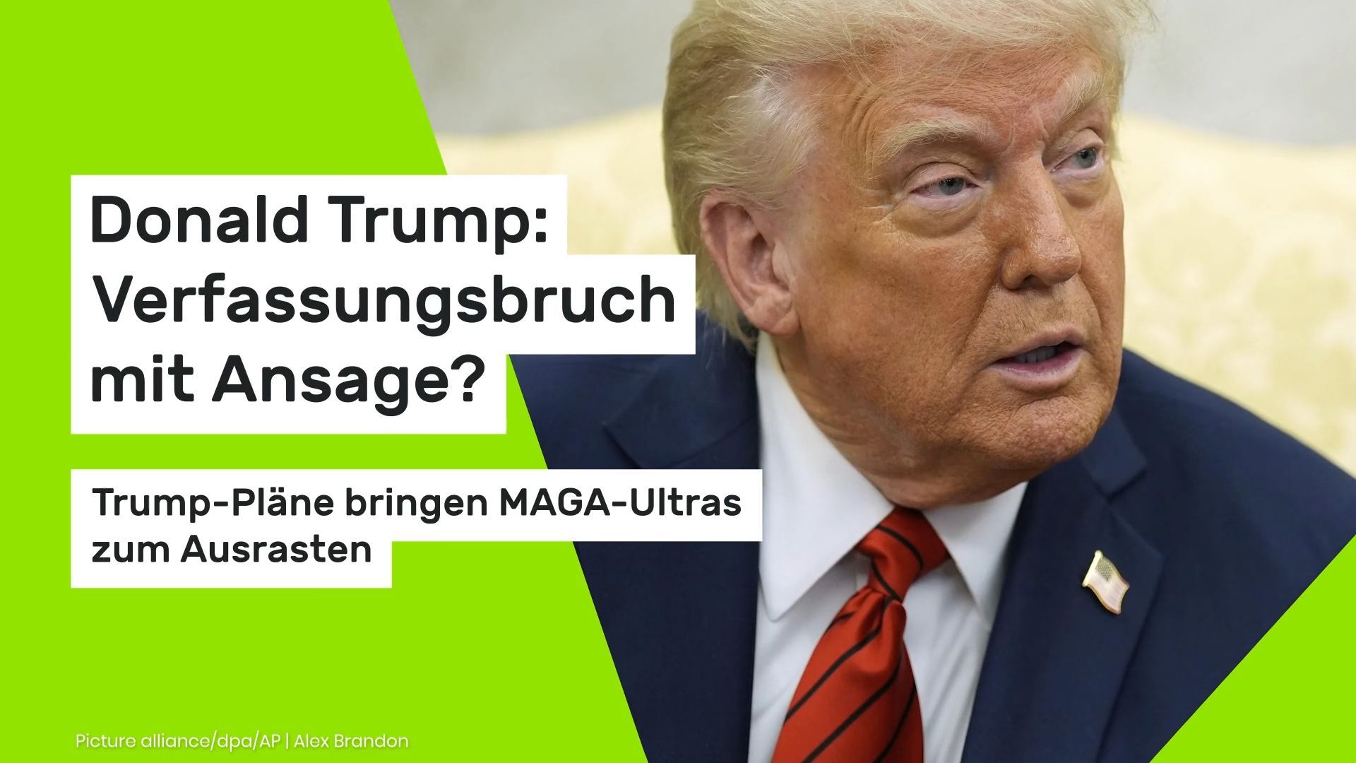 Video: Donald Trump: Verfassungsbruch mit Ansage? Trump-Pläne bringen MAGA-Ultras zum Ausrasten