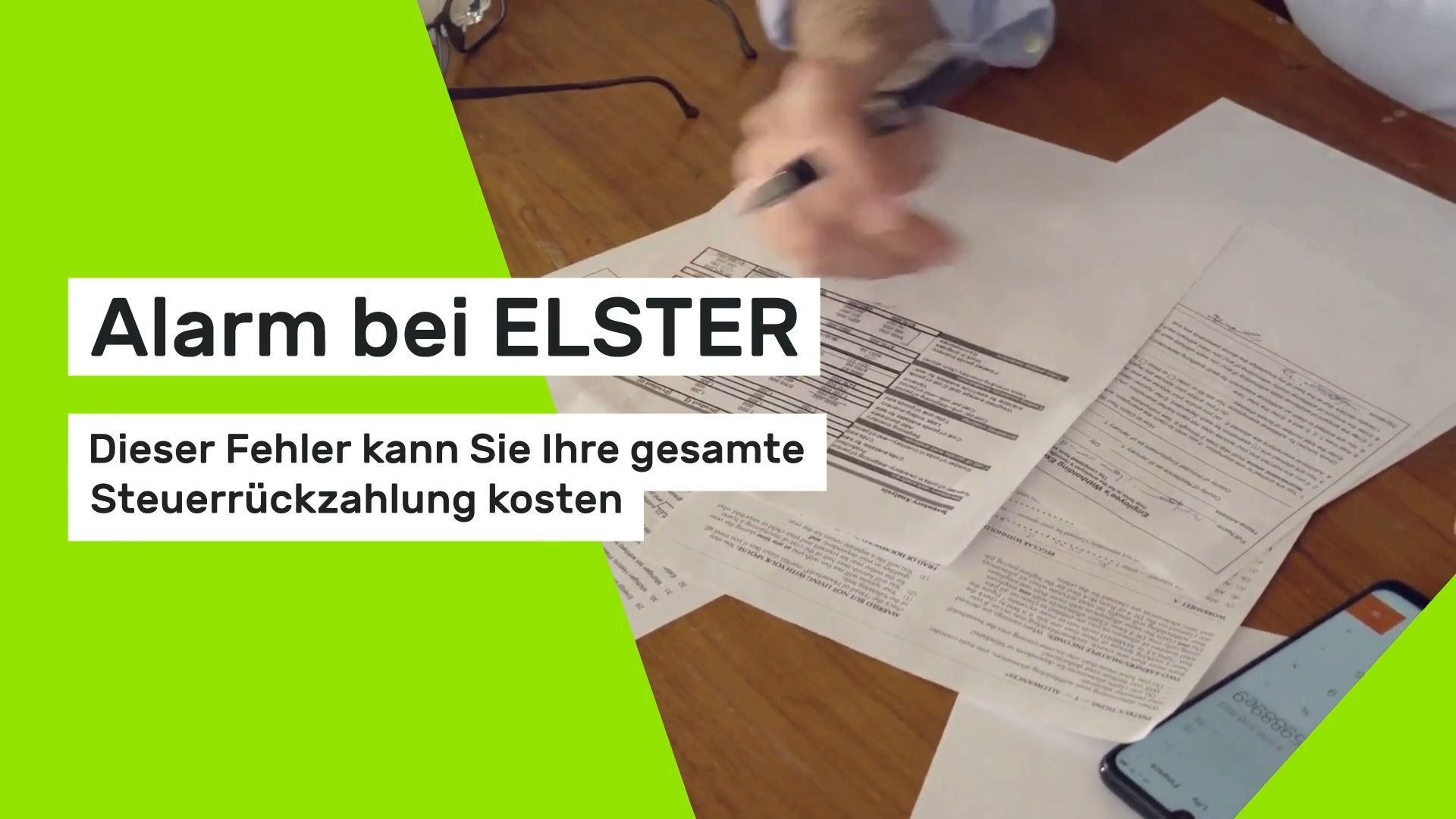 Video: Alarm bei ELSTER: Dieser Fehler kann Sie Ihre gesamte Steuerrückzahlung kosten