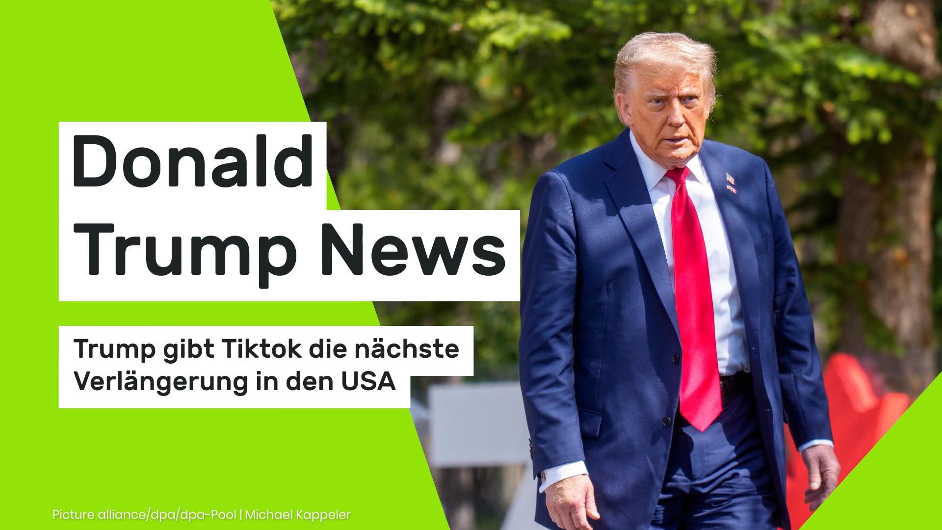 Video: Donald Trump gibt Tiktok die nächste Verlängerung in den USA