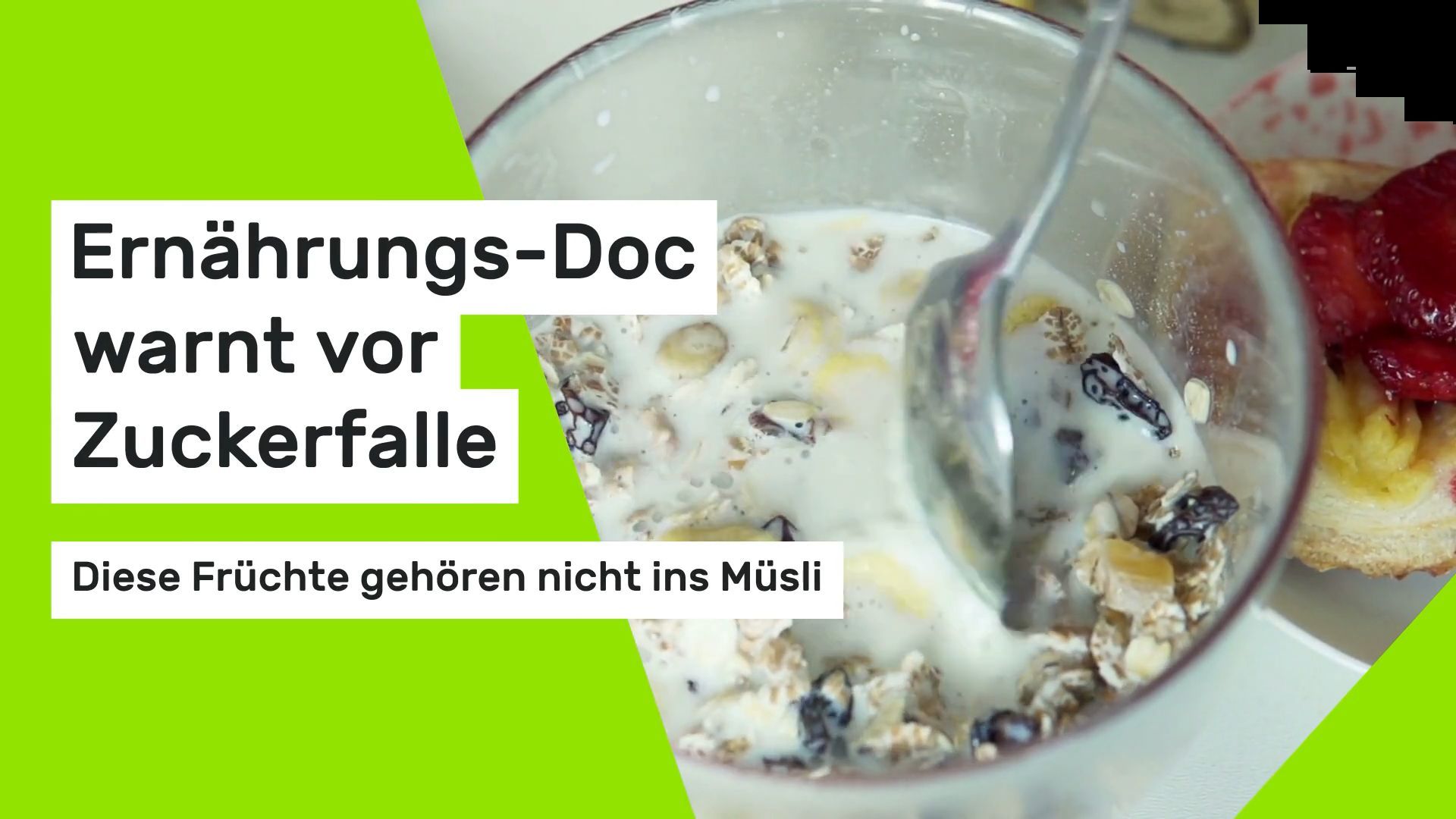 Nutrition Doc warns of sugar trap: These fruits don't belong in muesli