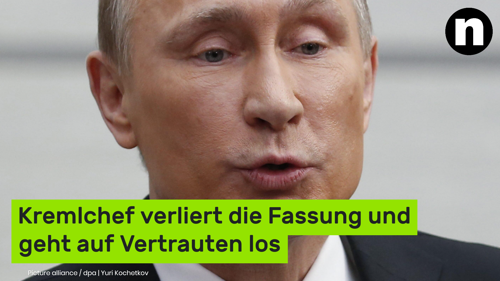 Video: Wladimir Putin: Kremlchef verliert die Fassung und geht auf Vertrauten los
