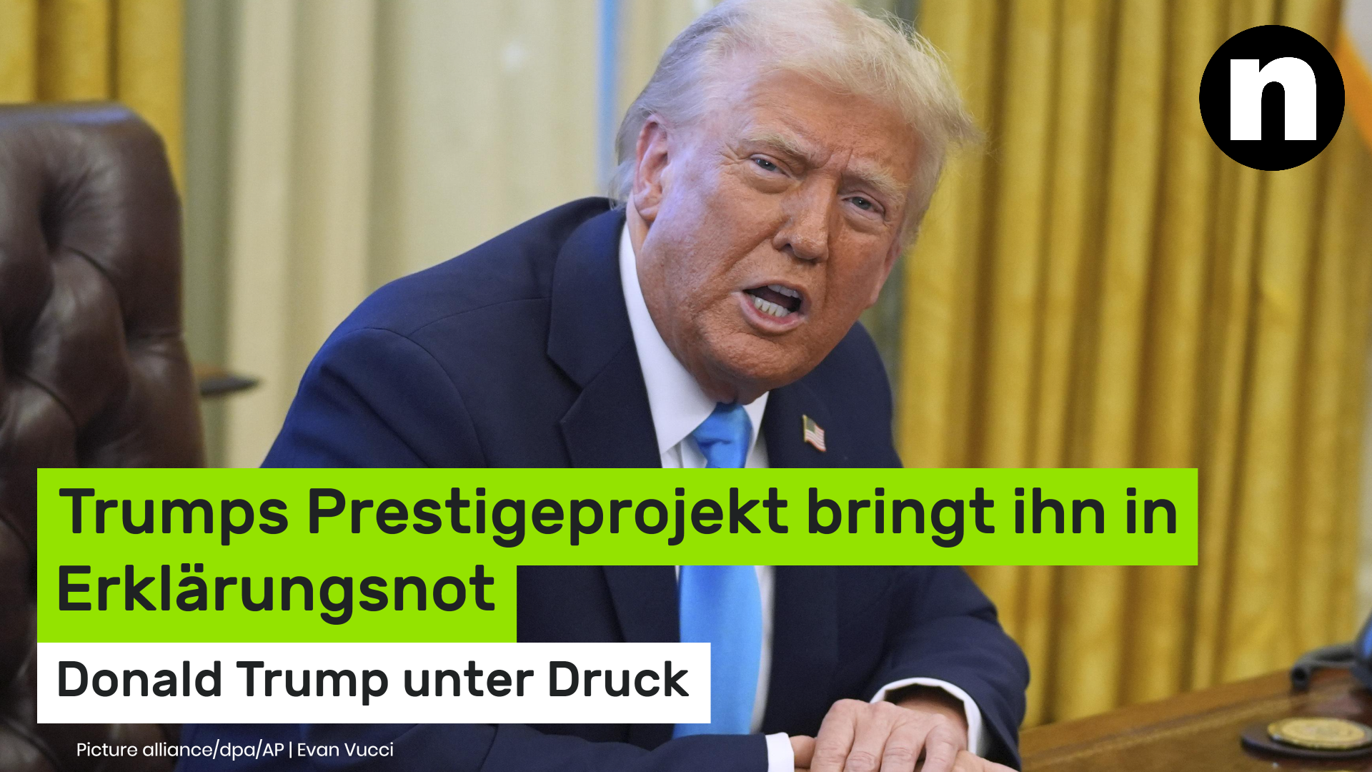Video: Donald Trump unter Druck: Ballsaal sorgt für Eklat - Trumps Prestigeprojekt bringt ihn in Erklärungsnot