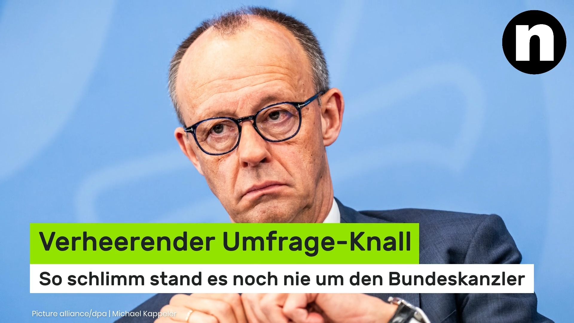 Video: Friedrich Merz: Verheerender Umfrage-Knall - so schlimm stand es noch nie um den Bundeskanzler