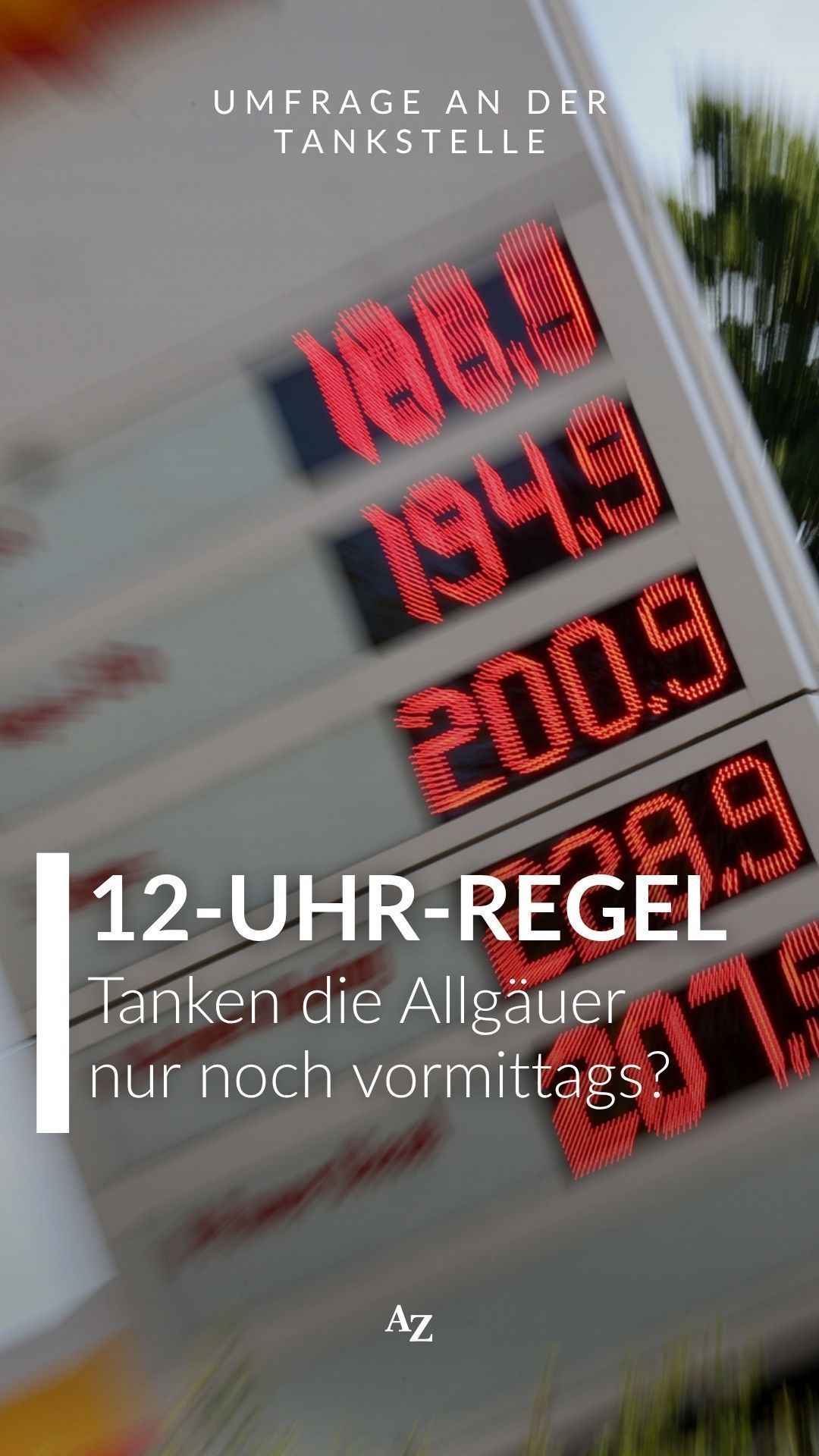 Video: 12-Uhr-Regel an Zapfsäulen: Tanken die Allgäuer jetzt nur noch vormittags?