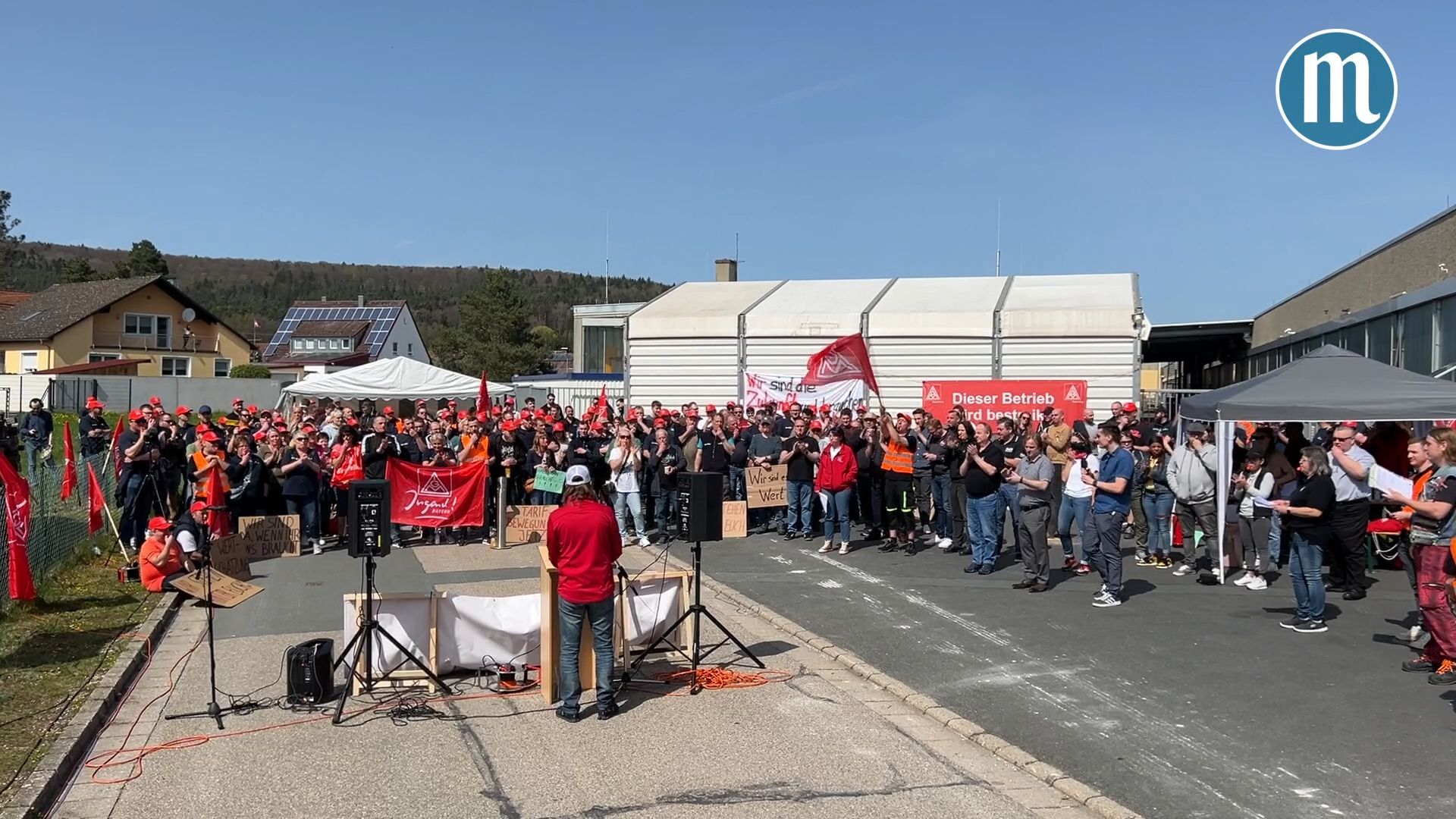 Berching: 24 Stunden Streik bei Firma Schabmüller