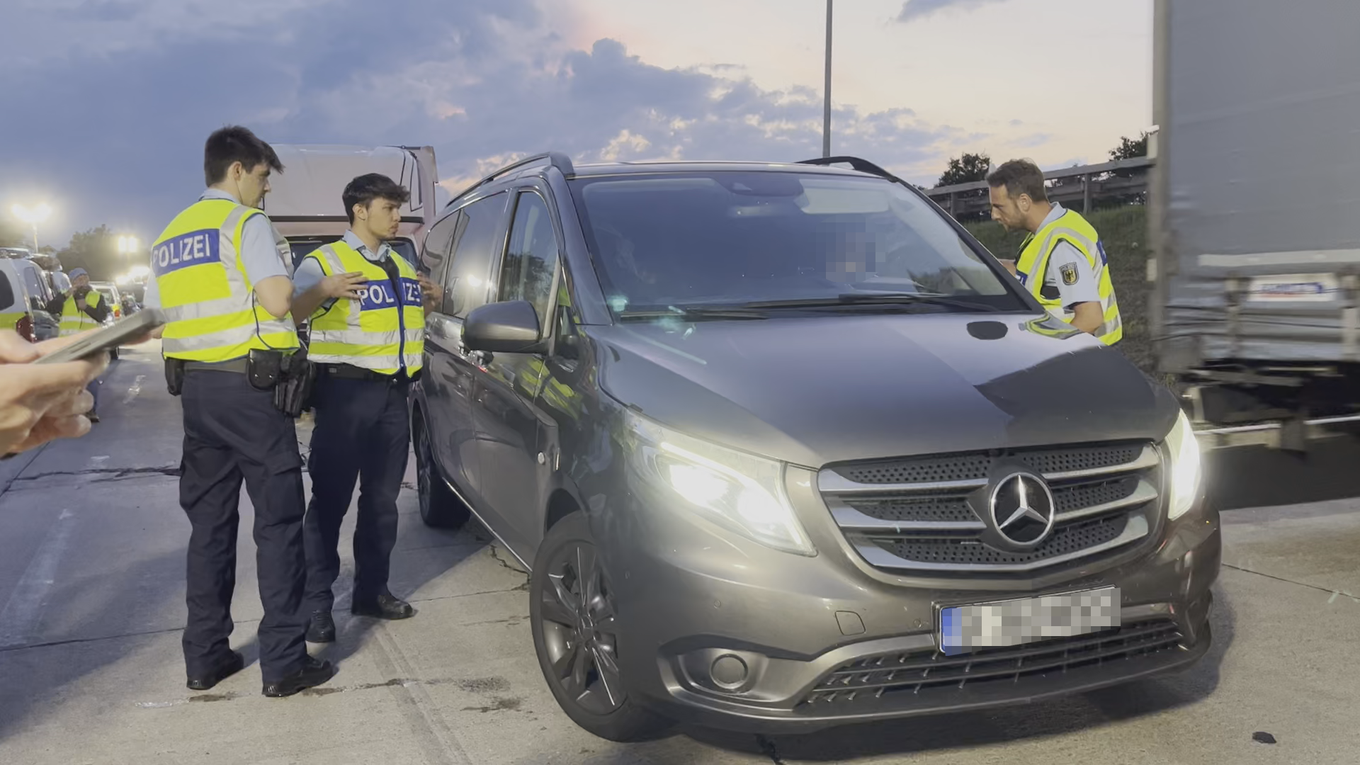 Nachtkontrolle auf der A3