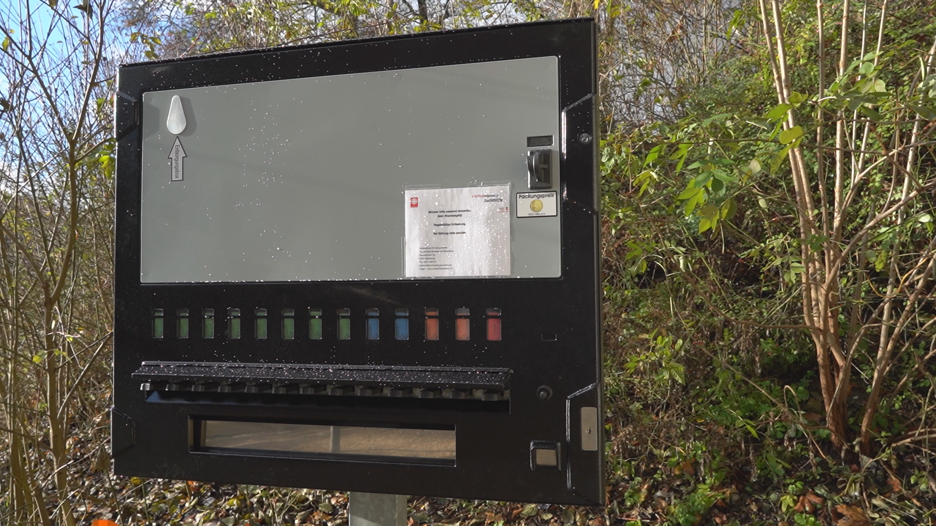 Suchtkrankheiten: In Regensburg wurde der erste Spritzenautomat aufgestellt