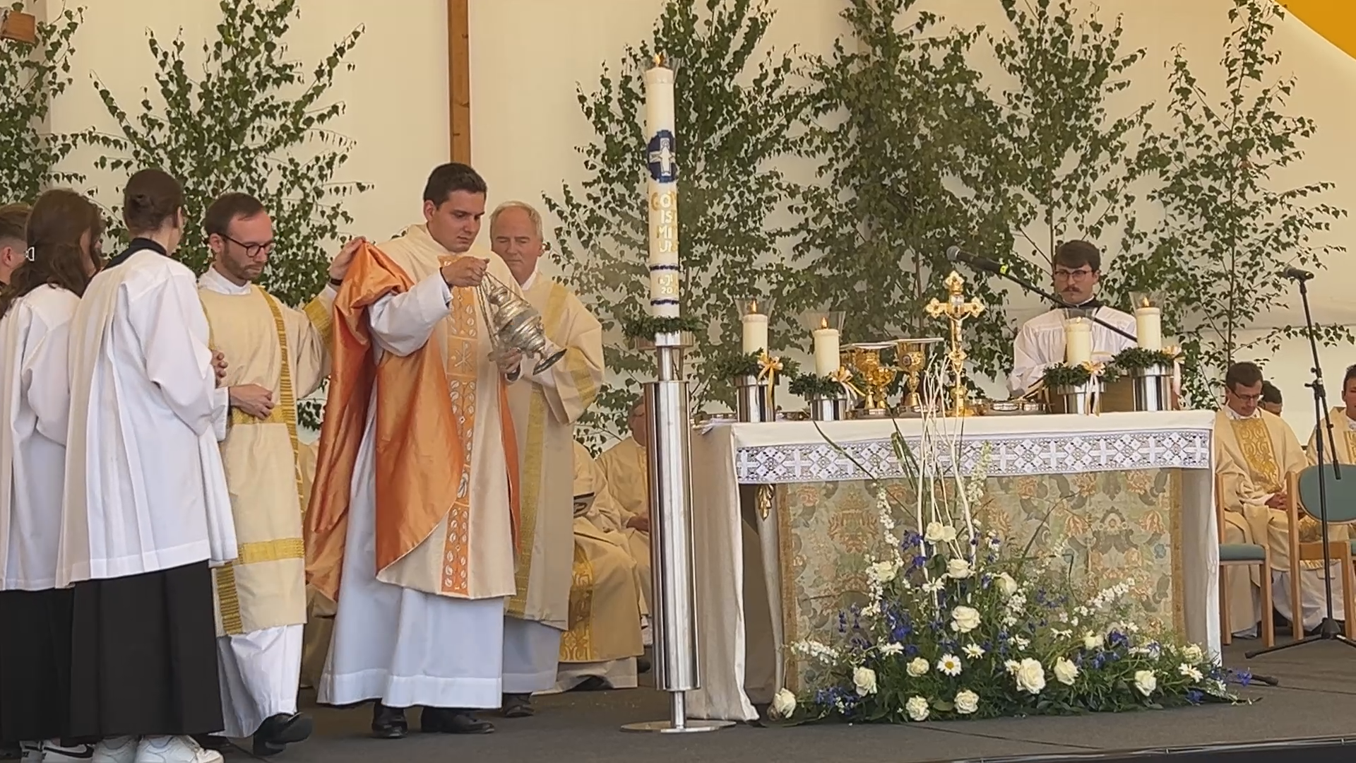 First Mass by Josef Wagner in Kühbach