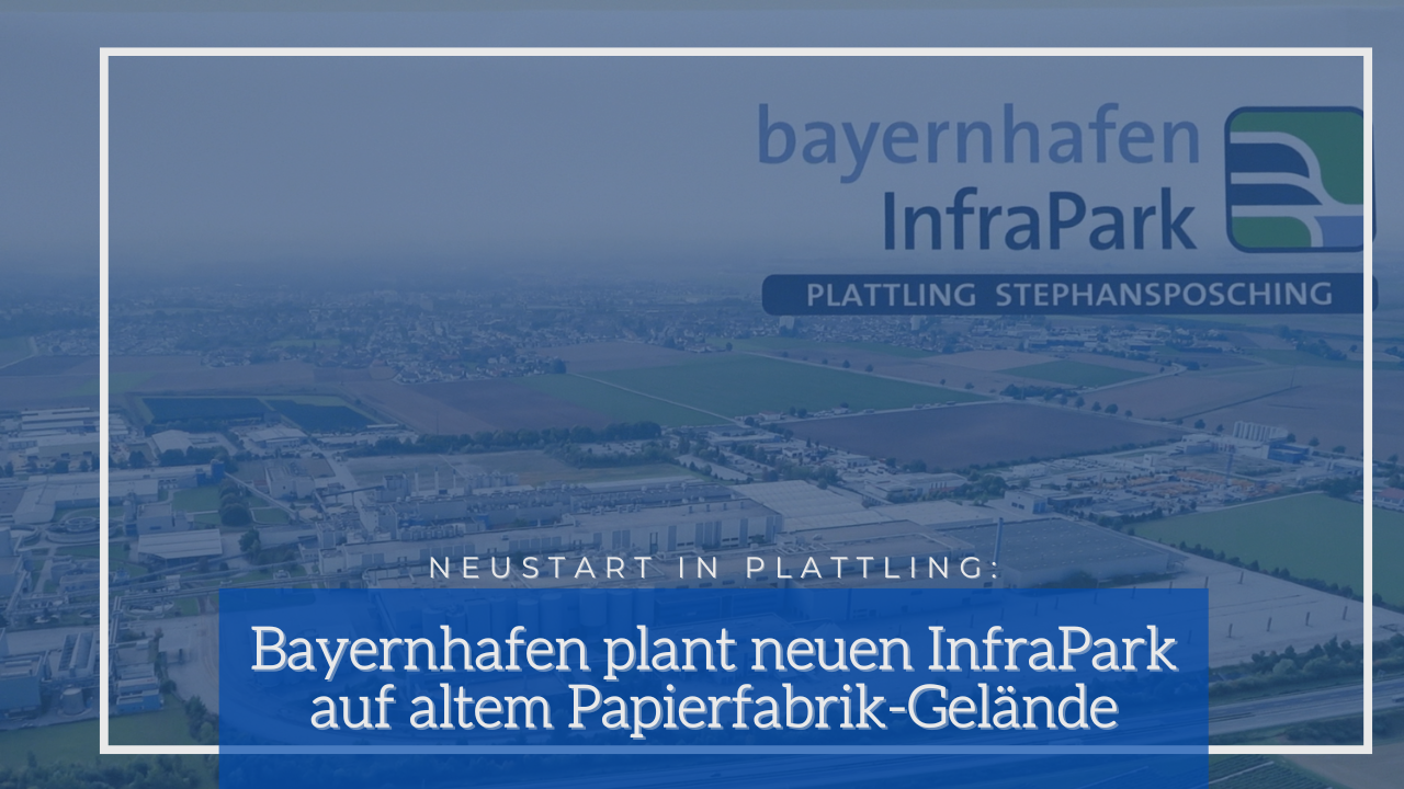 Video: Neustart in Plattling: Bayernhafen plant neuen InfraPark auf altem Papierfabrik-Gelände
