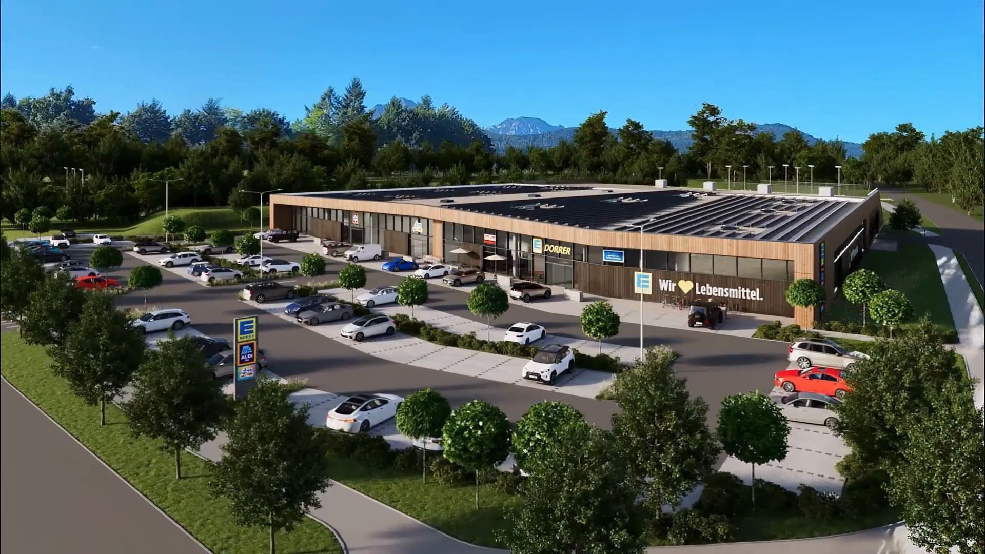 Video: Die neuen Einkaufsmärkte in Ainring